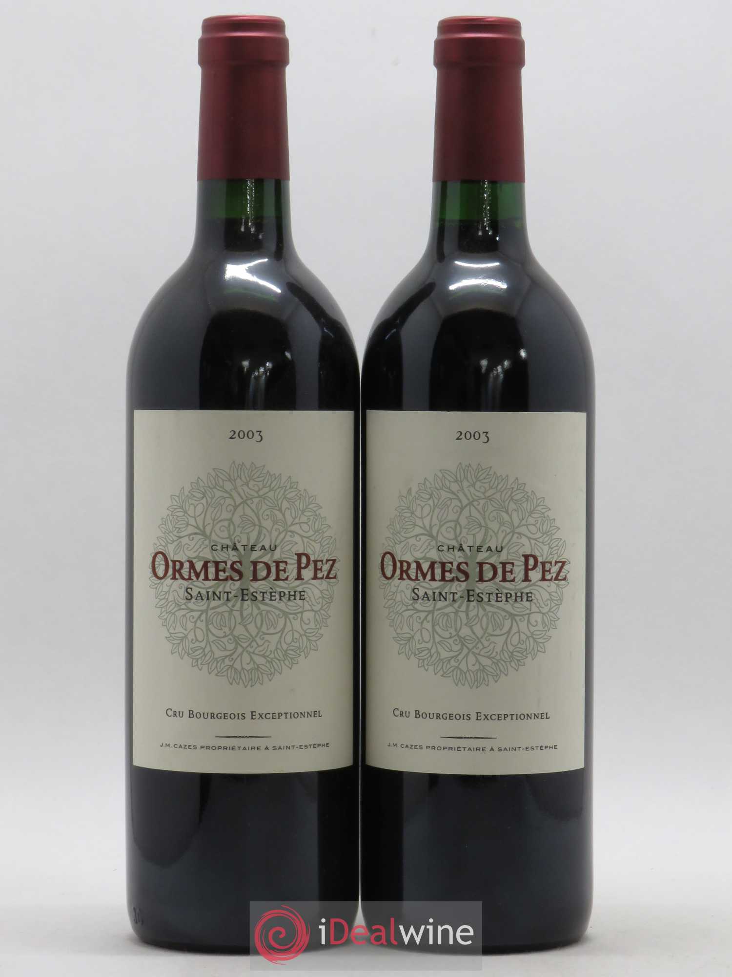 Château les Ormes de Pez 2003 - Lot de 2 bouteilles - 0