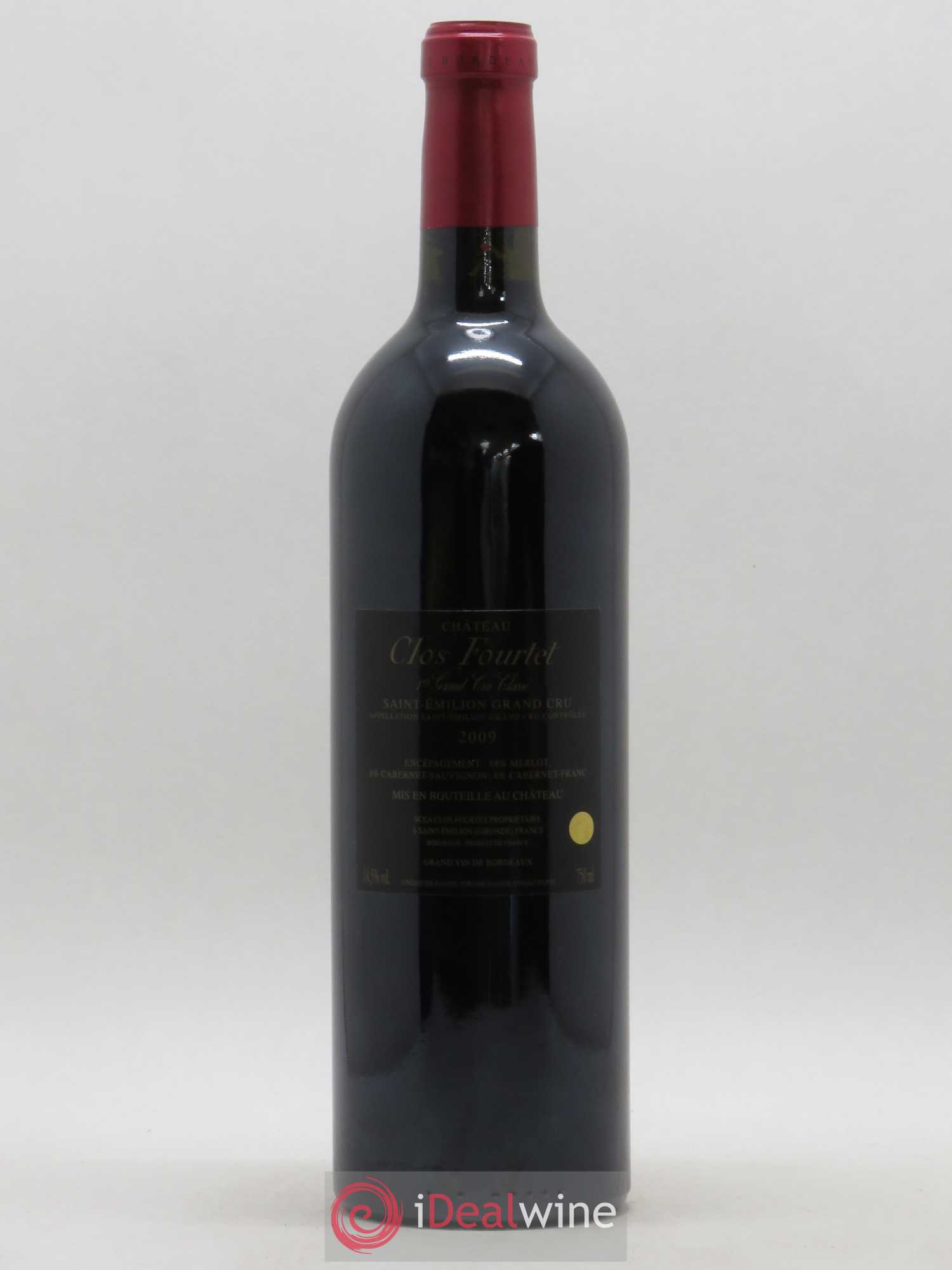 Clos Fourtet 1er Grand Cru Classé B 2009 - Lot de 1 bouteille - 1