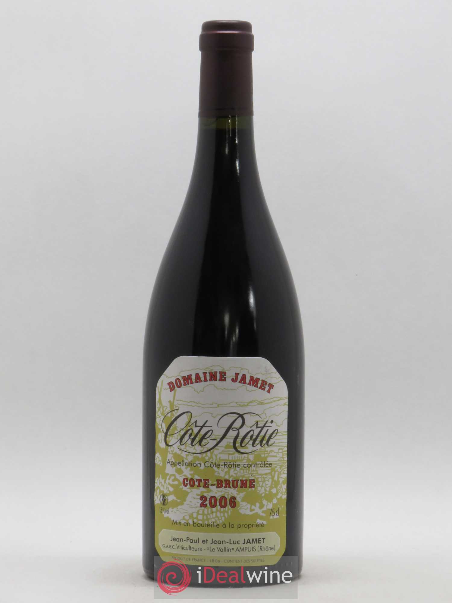 Côte-Rôtie Côte Brune Jamet (Domaine) 2006 - Lot de 1 bouteille - 0