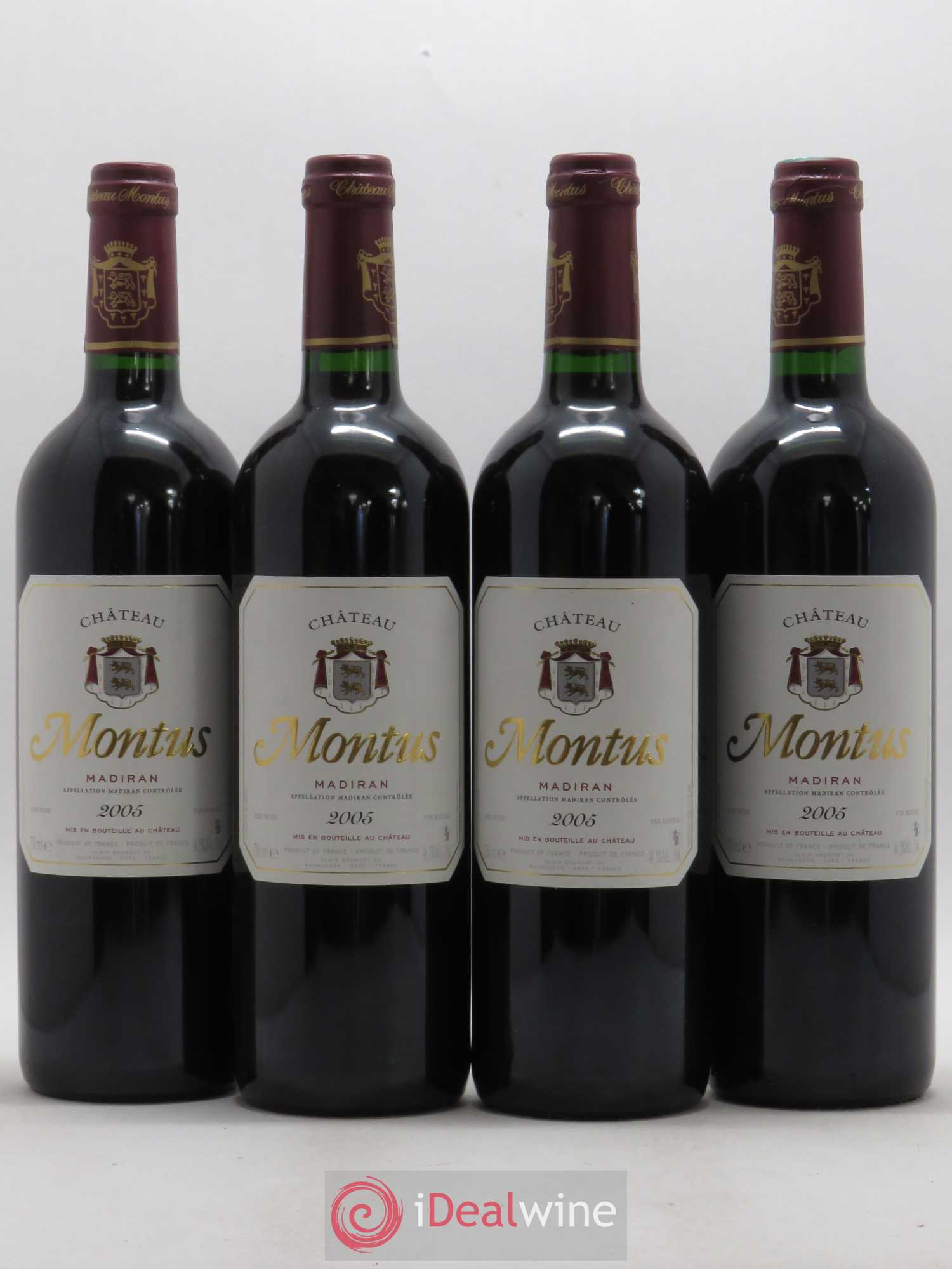 Madiran Château Montus Alain Brumont 2005 - Lot de 4 bouteilles - 0