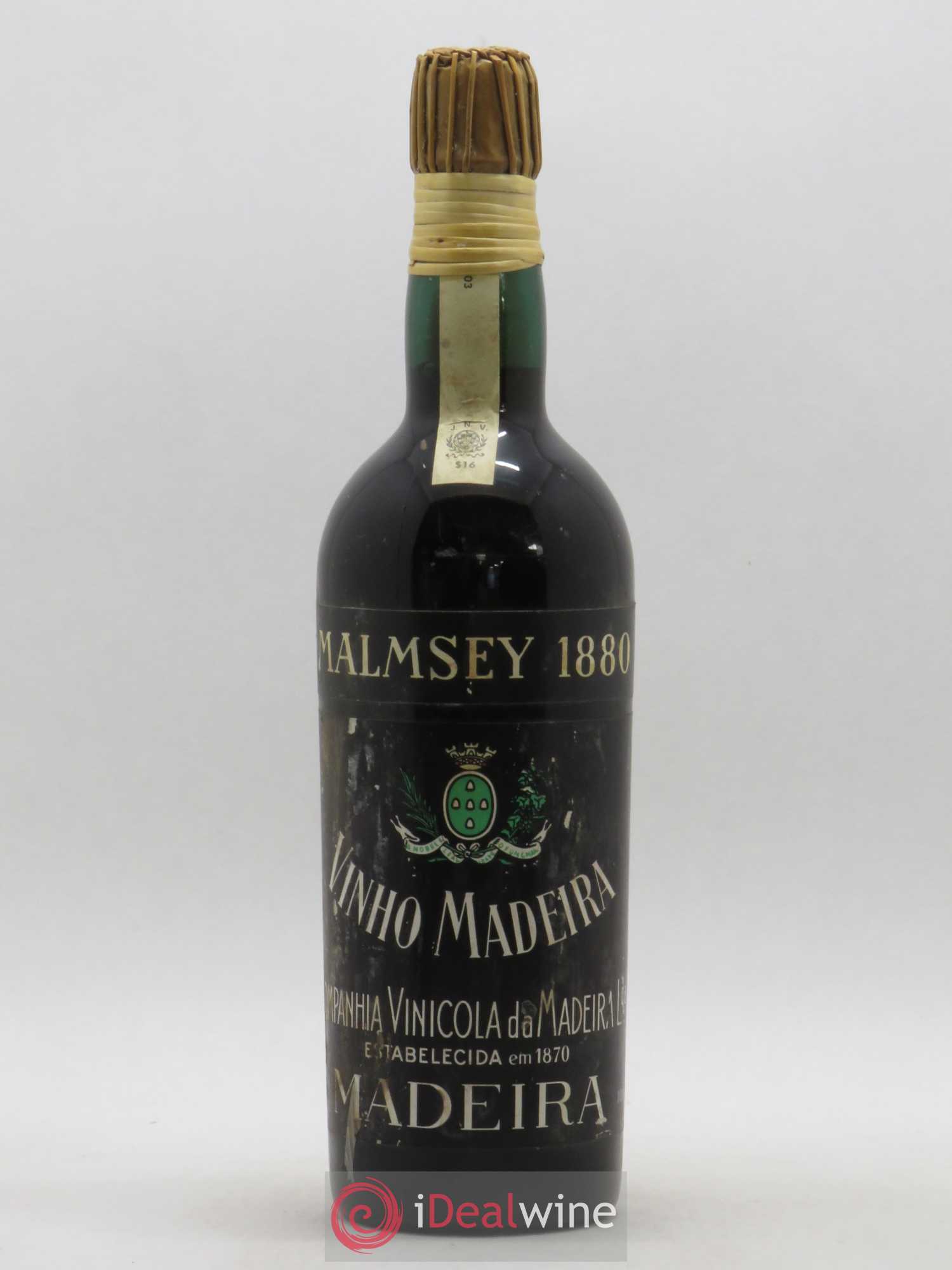 Madère Malmsey Companhia Vinicola De Madeire 1880 - Posten von 1 Flasche - 0