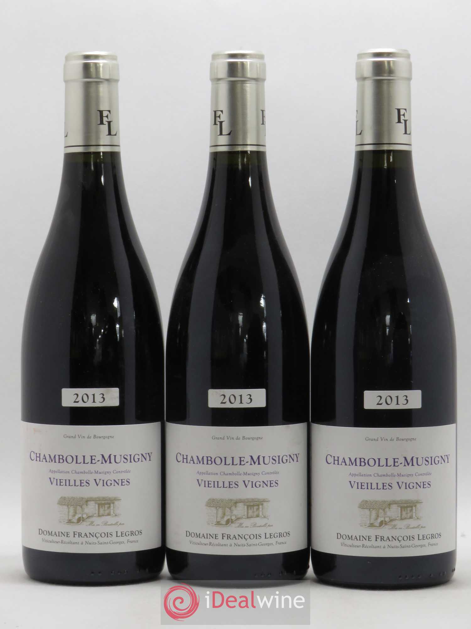 Chambolle-Musigny Vieilles Vignes Francois Legros 2013 - Posten von 6 Flaschen - 1
