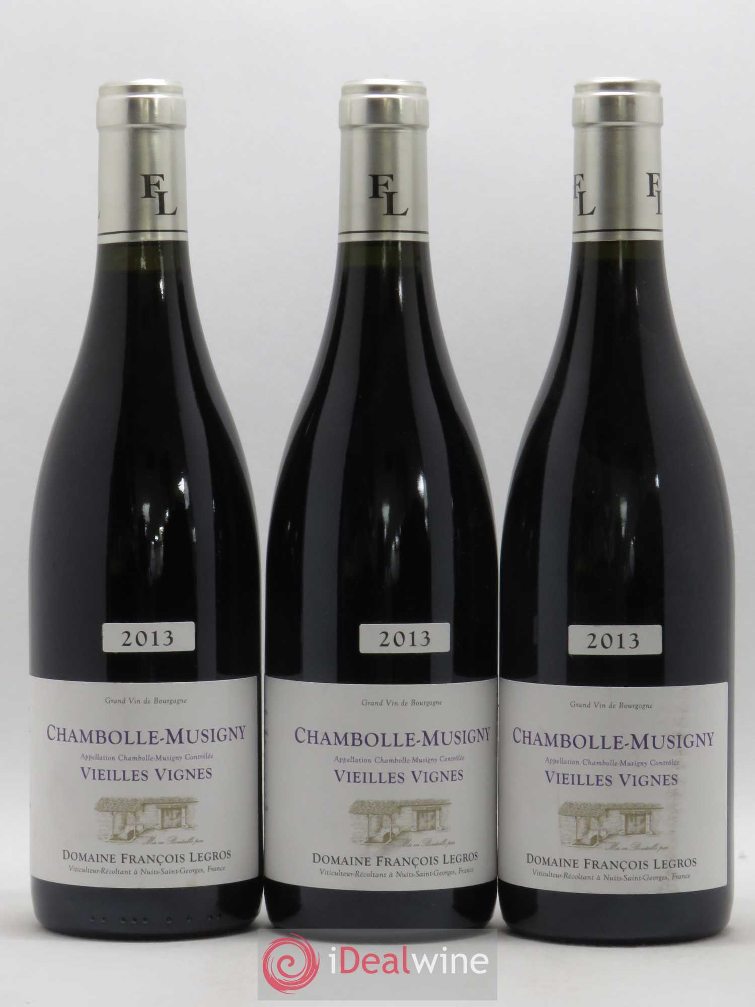Chambolle-Musigny Vieilles Vignes Francois Legros 2013 - Posten von 6 Flaschen - 2