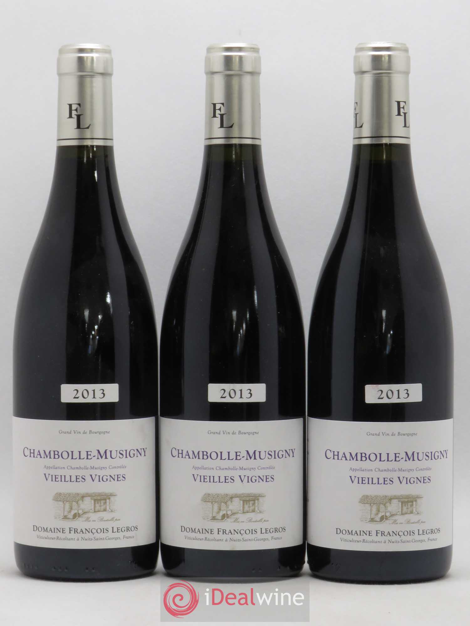Chambolle-Musigny Vieilles Vignes Francois Legros 2013 - Posten von 3 Flaschen - 0