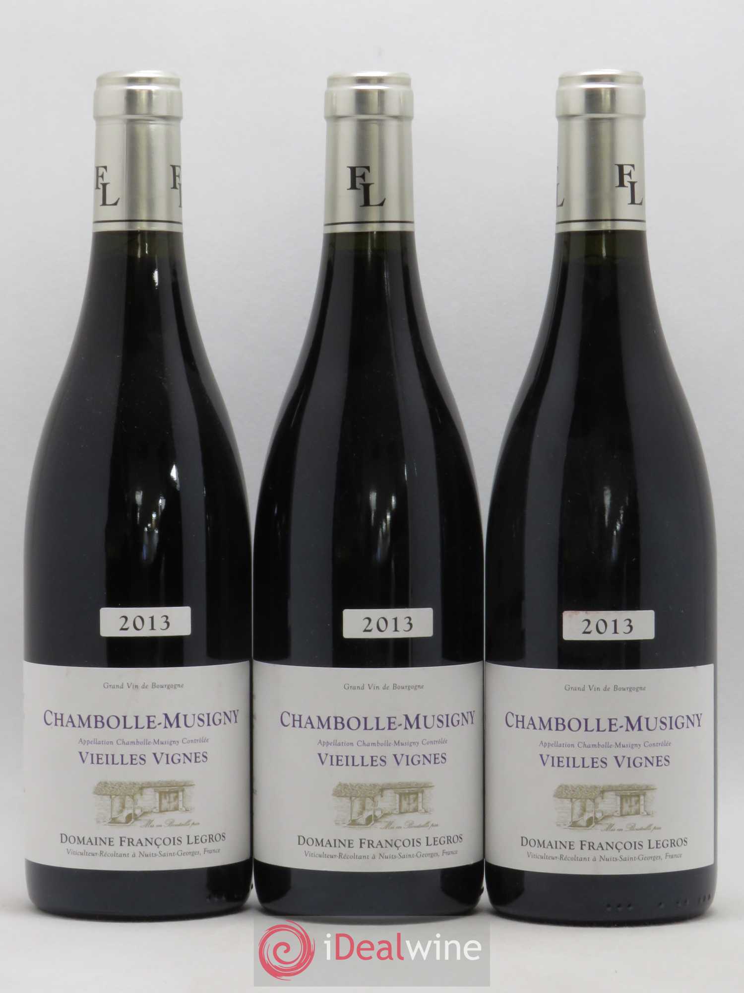 Chambolle-Musigny Vieilles Vignes Francois Legros 2013 - Posten von 3 Flaschen - 0