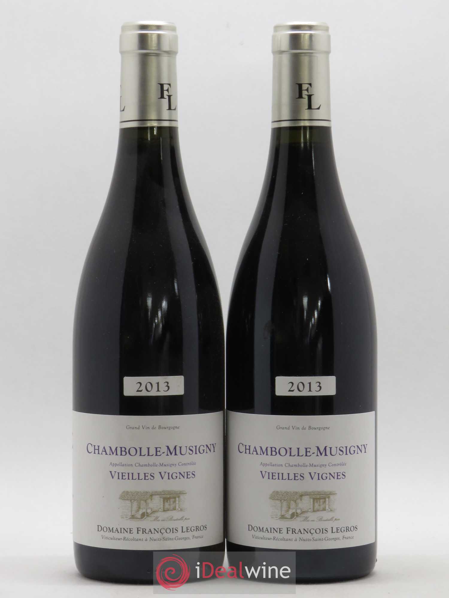 Chambolle-Musigny Vieilles Vignes Francois Legros 2013 - Posten von 2 Flaschen - 0