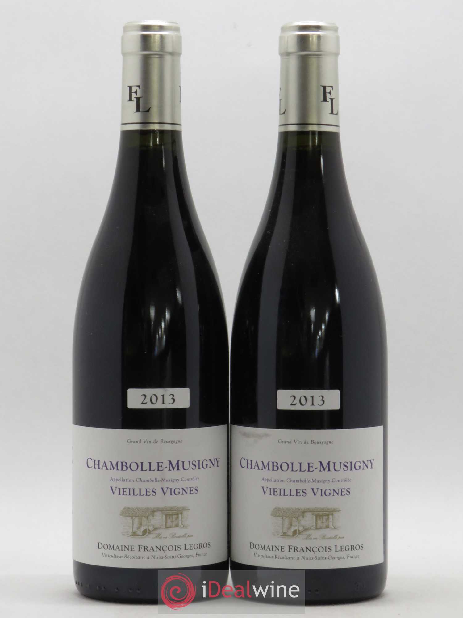Chambolle-Musigny Vieilles Vignes Francois Legros 2013 - Posten von 2 Flaschen - 0