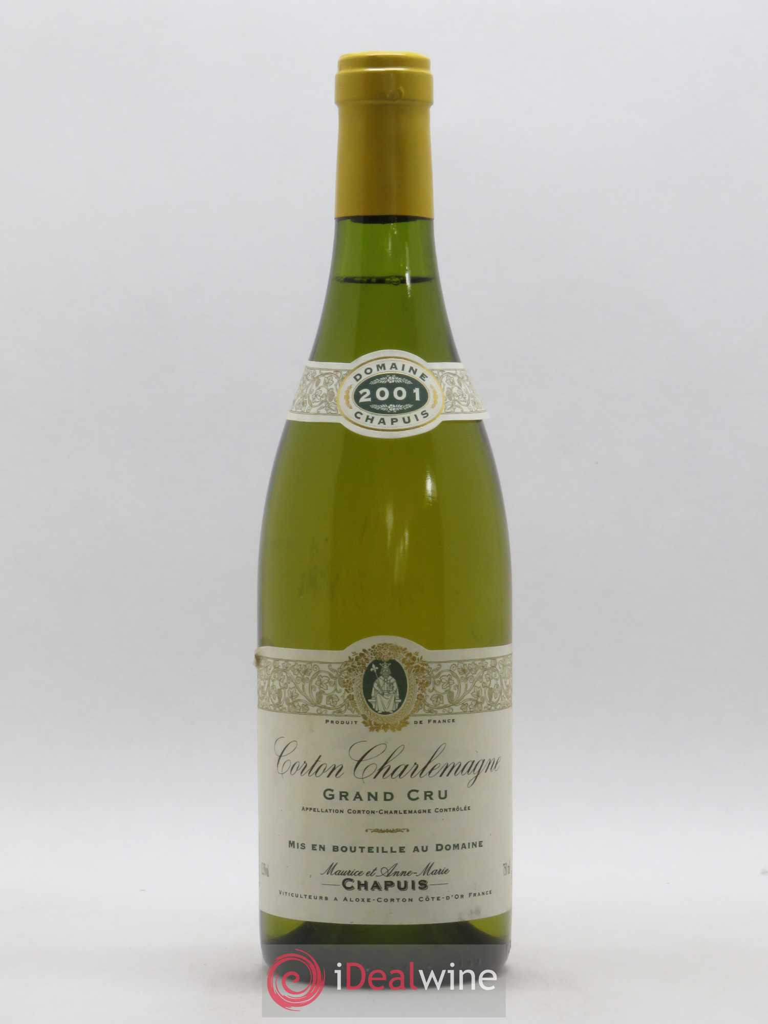 Corton-Charlemagne Grand Cru Chapuis 2001 - Lot de 1 bouteille - 0