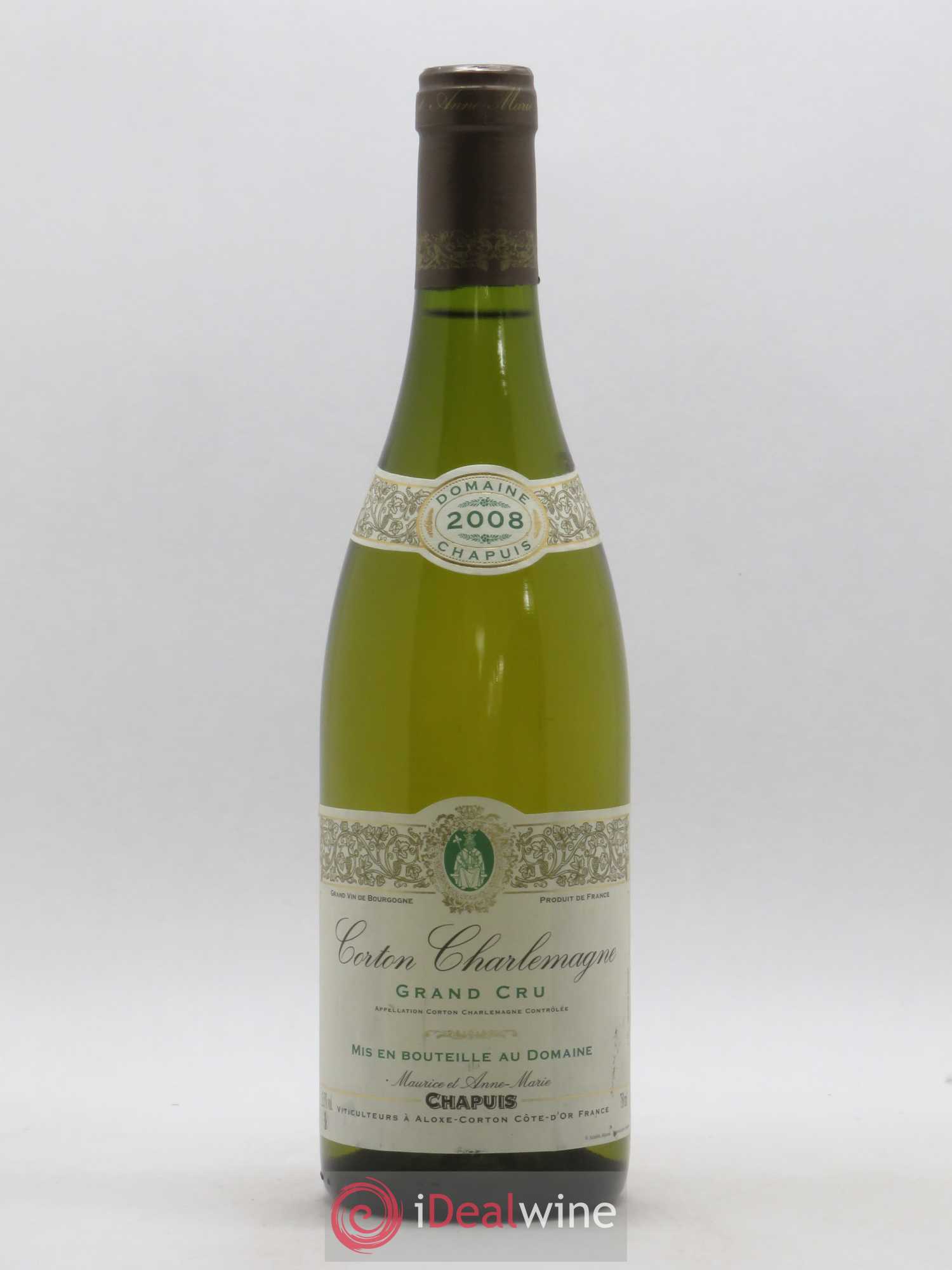 Corton-Charlemagne Grand Cru Chapuis 2008 - Lot de 1 bouteille - 0