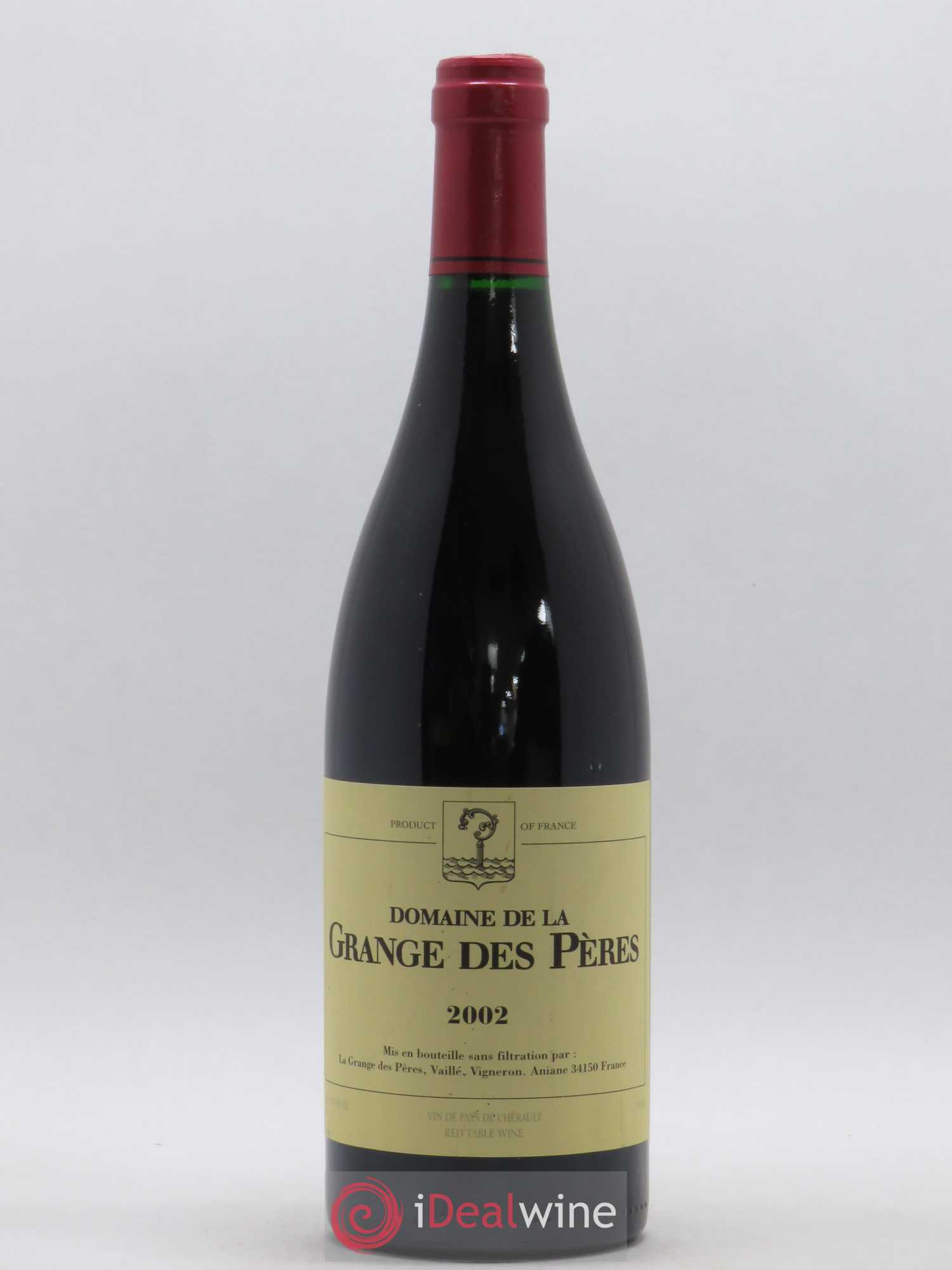 Pays d'Hérault Grange des Pères Laurent Vaillé 2002 - Lot de 1 bouteille - 0