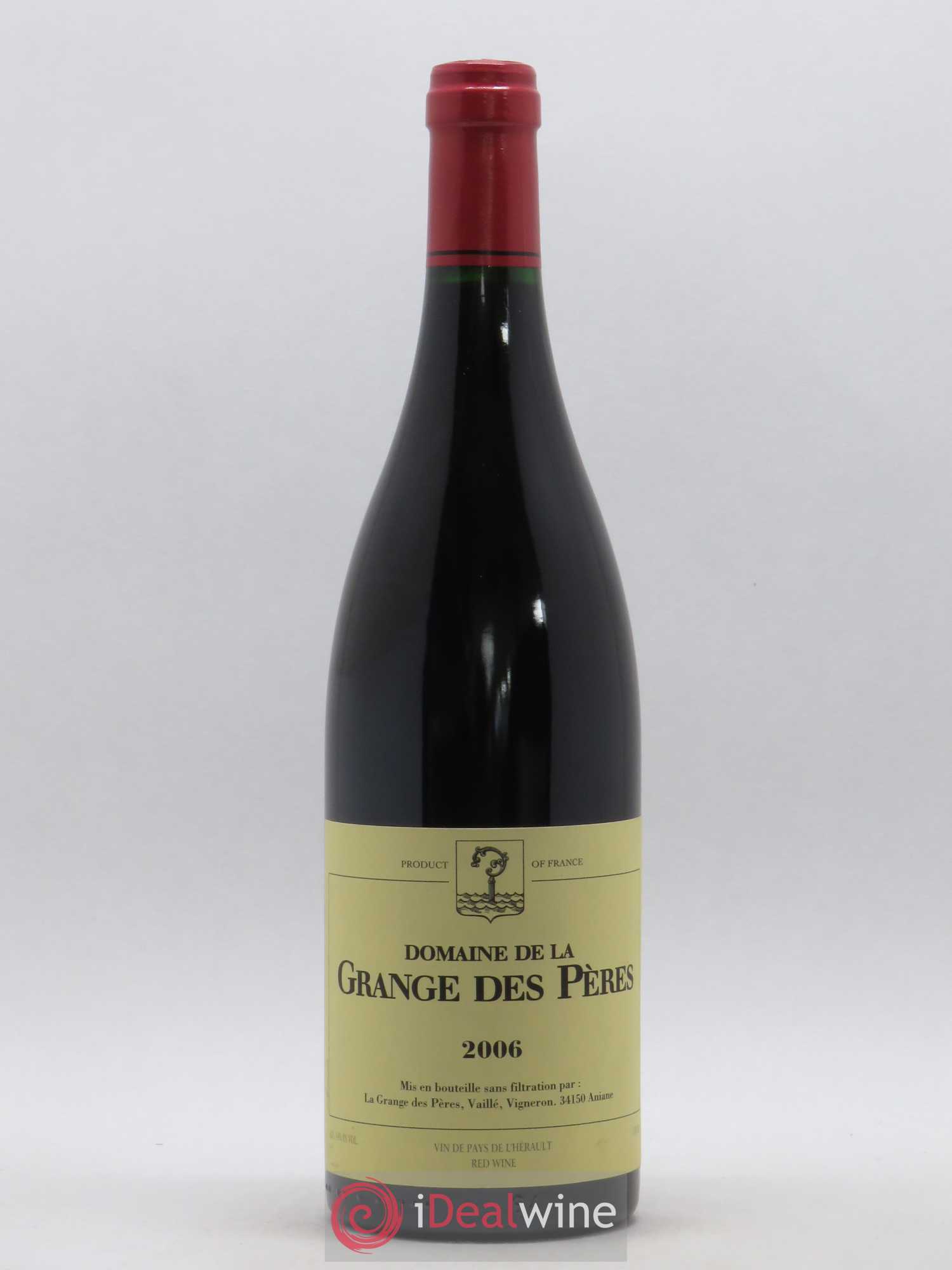 Pays d'Hérault Grange des Pères Laurent Vaillé 2006 - Lot de 1 bouteille - 0