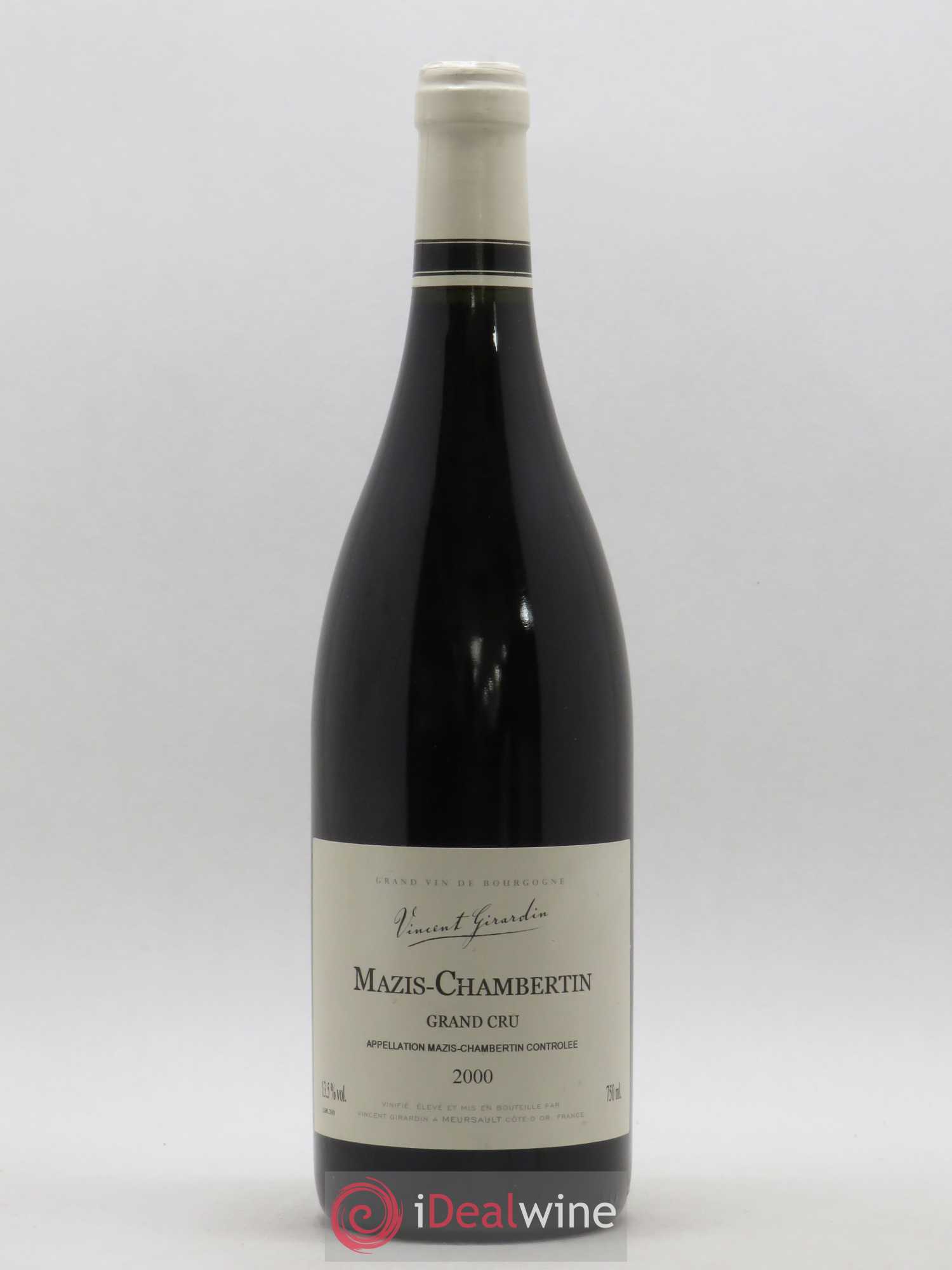 Mazis-Chambertin Grand Cru Vincent Girardin 2000 - Lot de 1 bouteille - 0