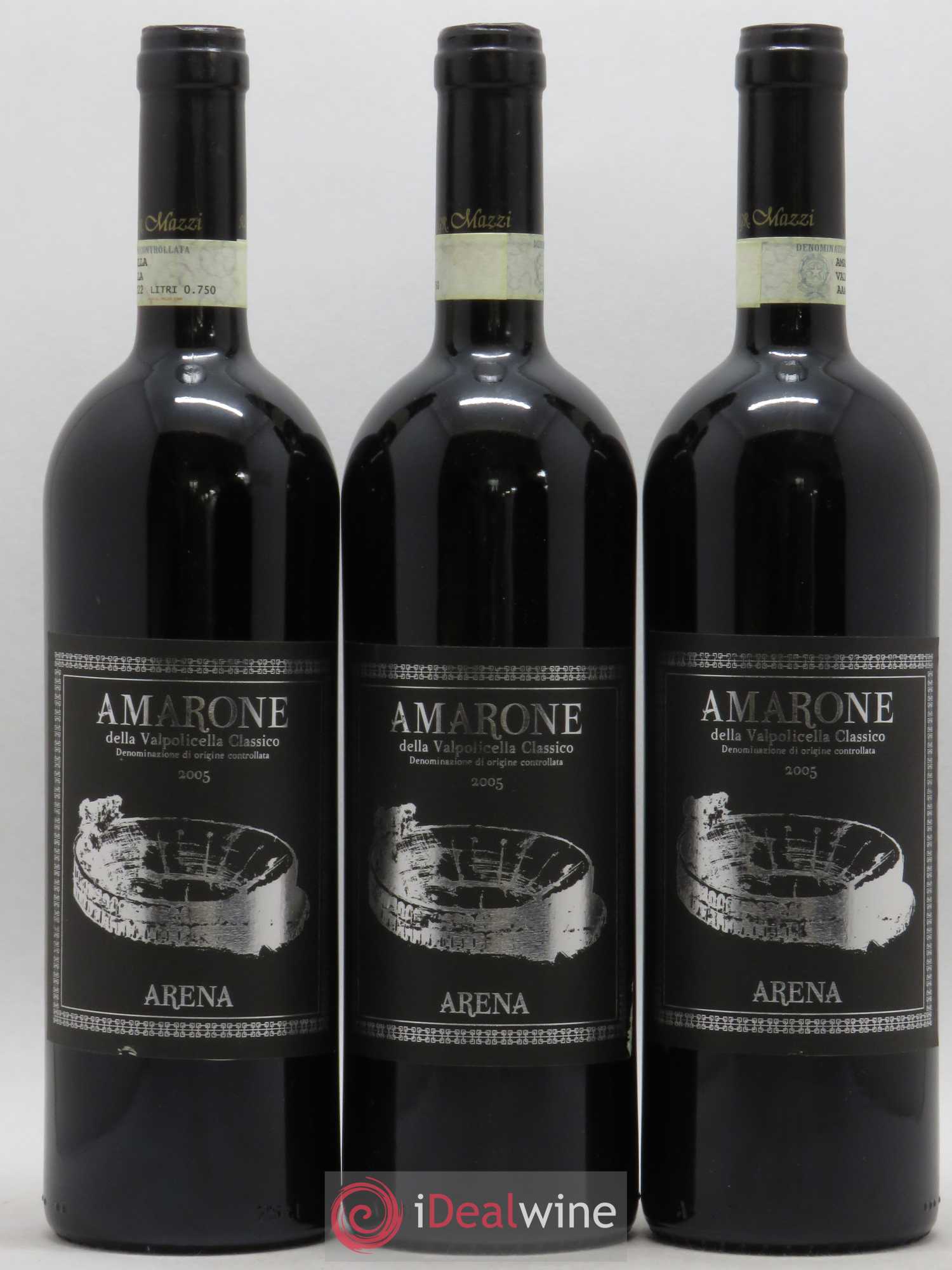 Amarone della Valpolicella DOC Classico Arena Mazzi 2005 - Lot de 3 bouteilles - 0