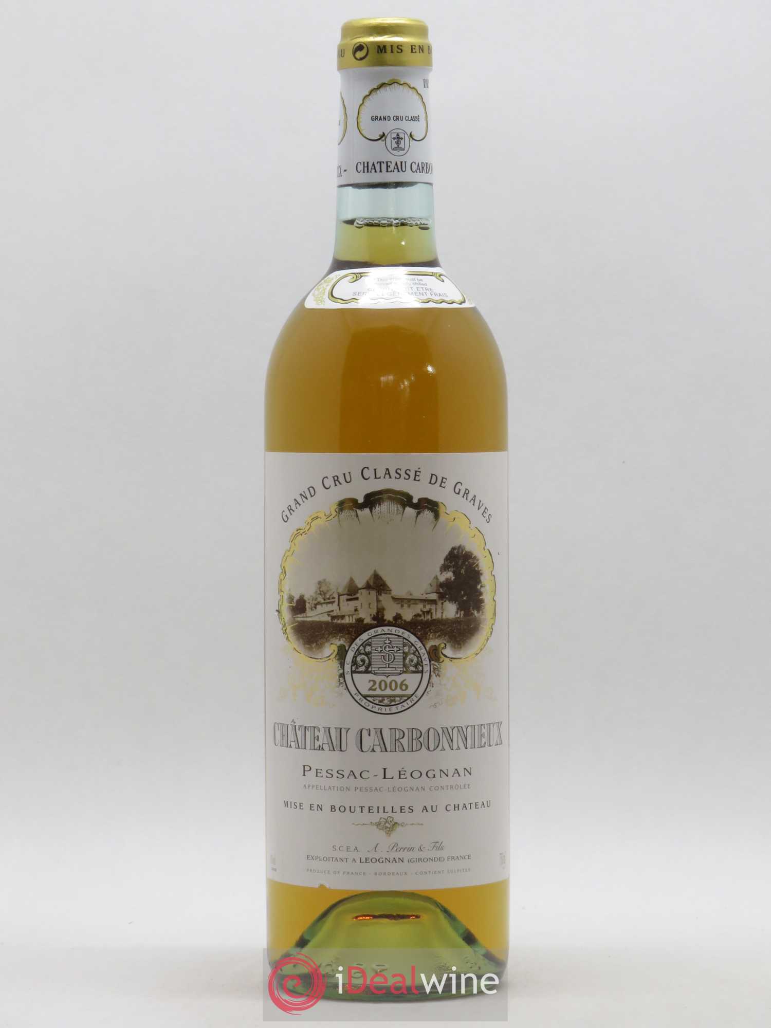Château Carbonnieux Cru Classé de Graves 2006 - Lot de 1 bouteille - 0