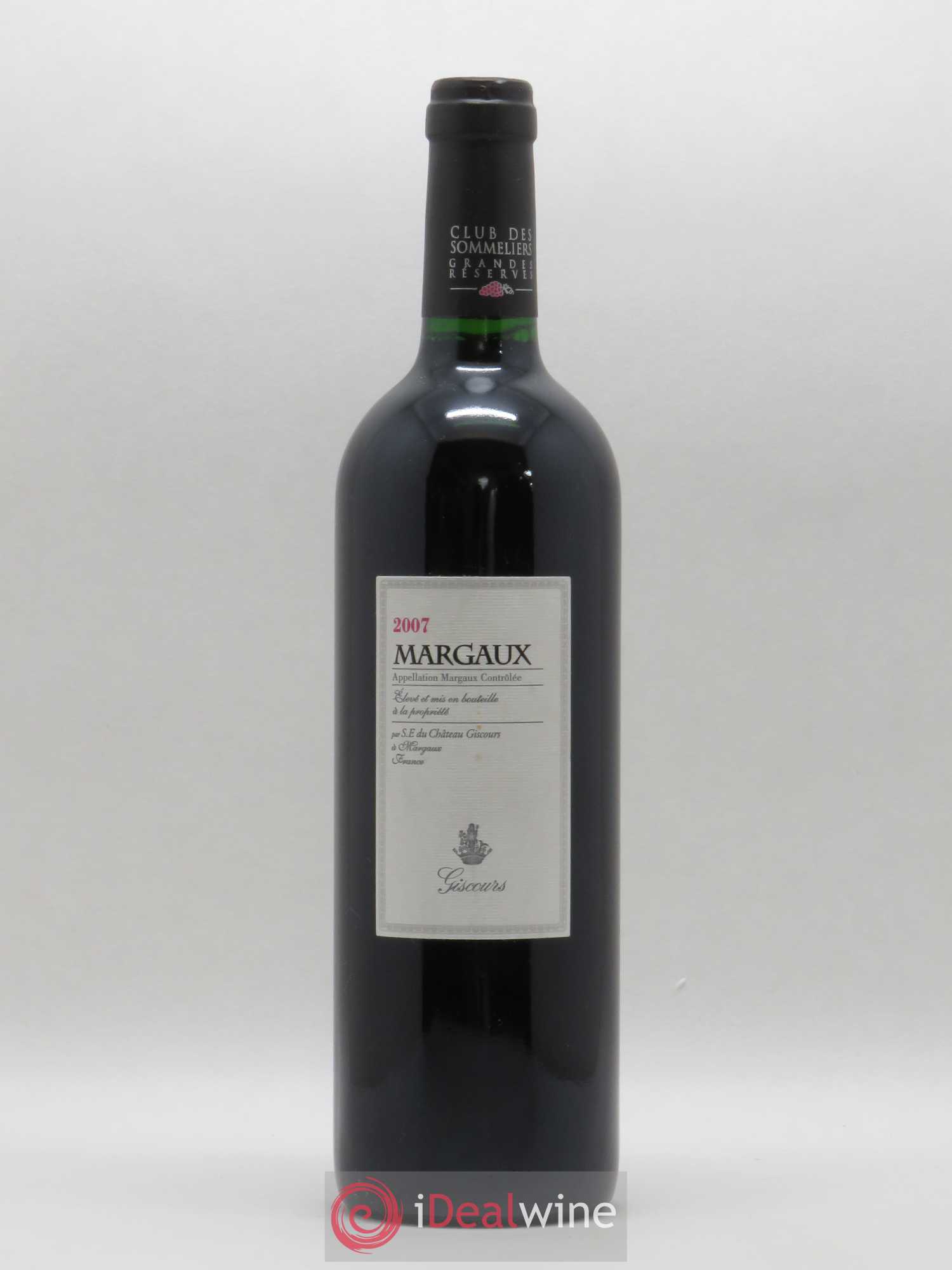 Bordeaux Margaux par Château Giscours Club des Sommeliers (sans prix de réserve) 2007 - Posten von 1 Flasche - 0