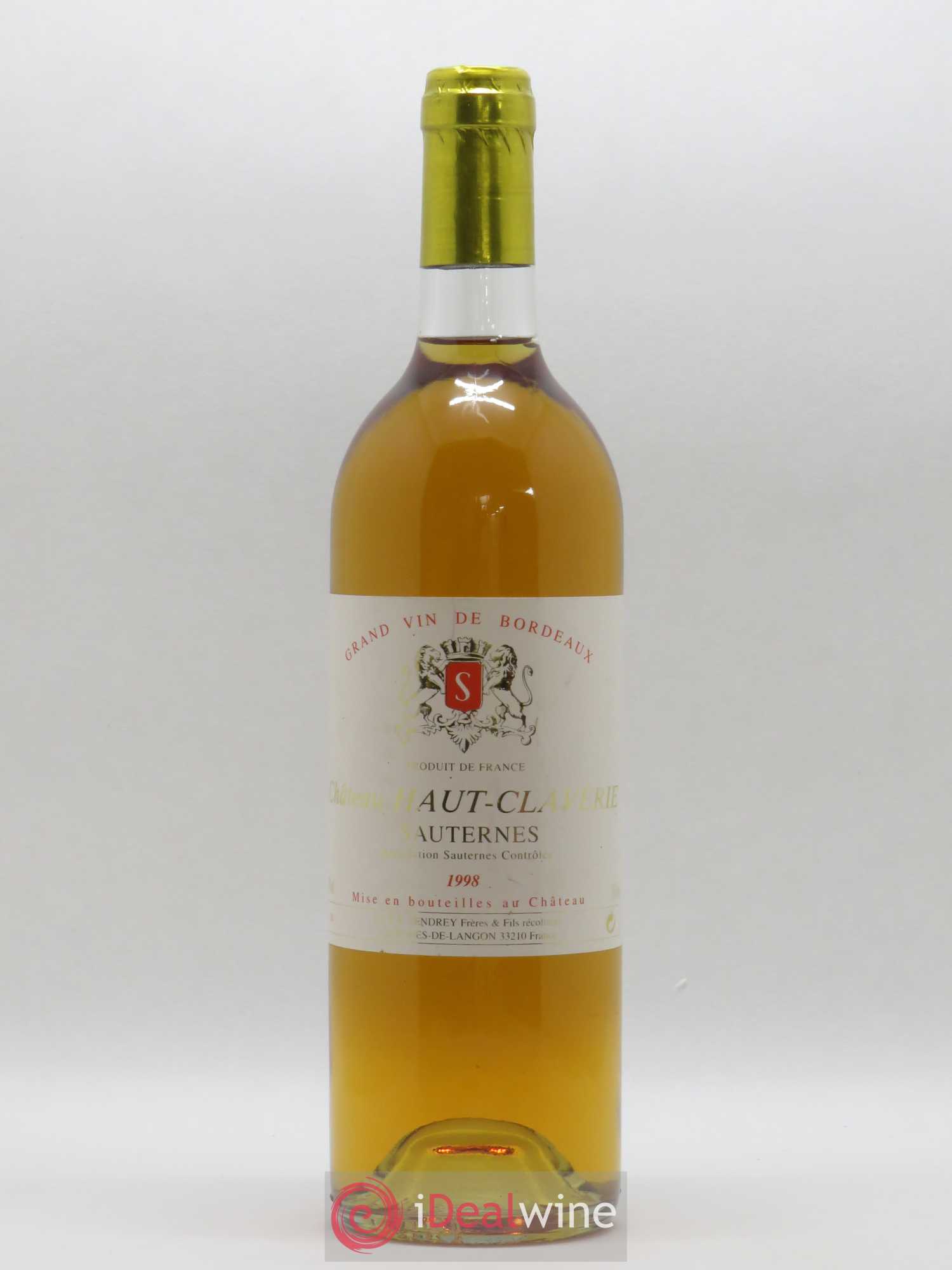 Château Haut-Claverie 1998 - Lotto di 1 bottiglia - 0