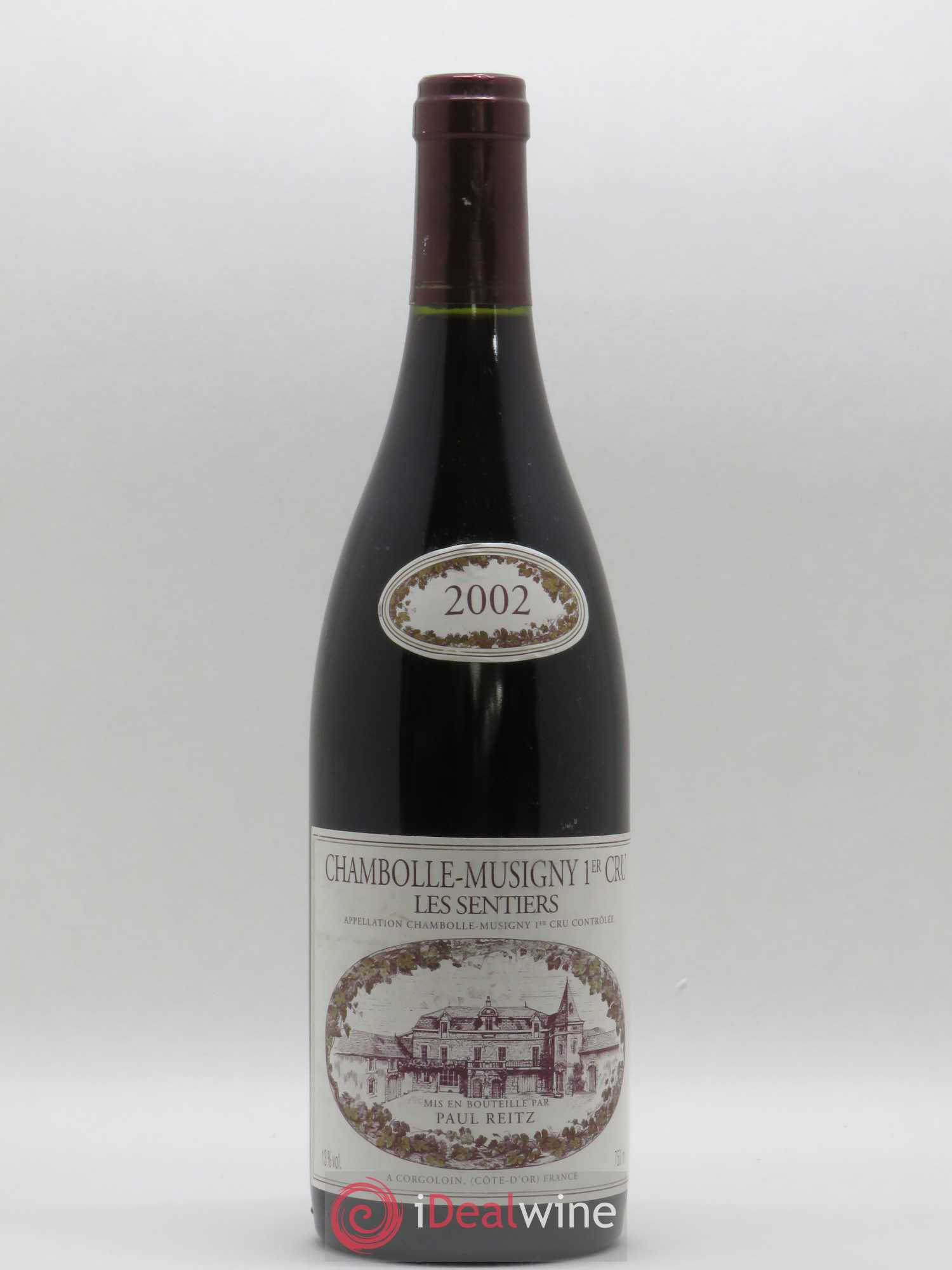 Chambolle-Musigny 1er Cru Les Sentiers Paul Reitz 2002 - Posten von 1 Flasche - 0