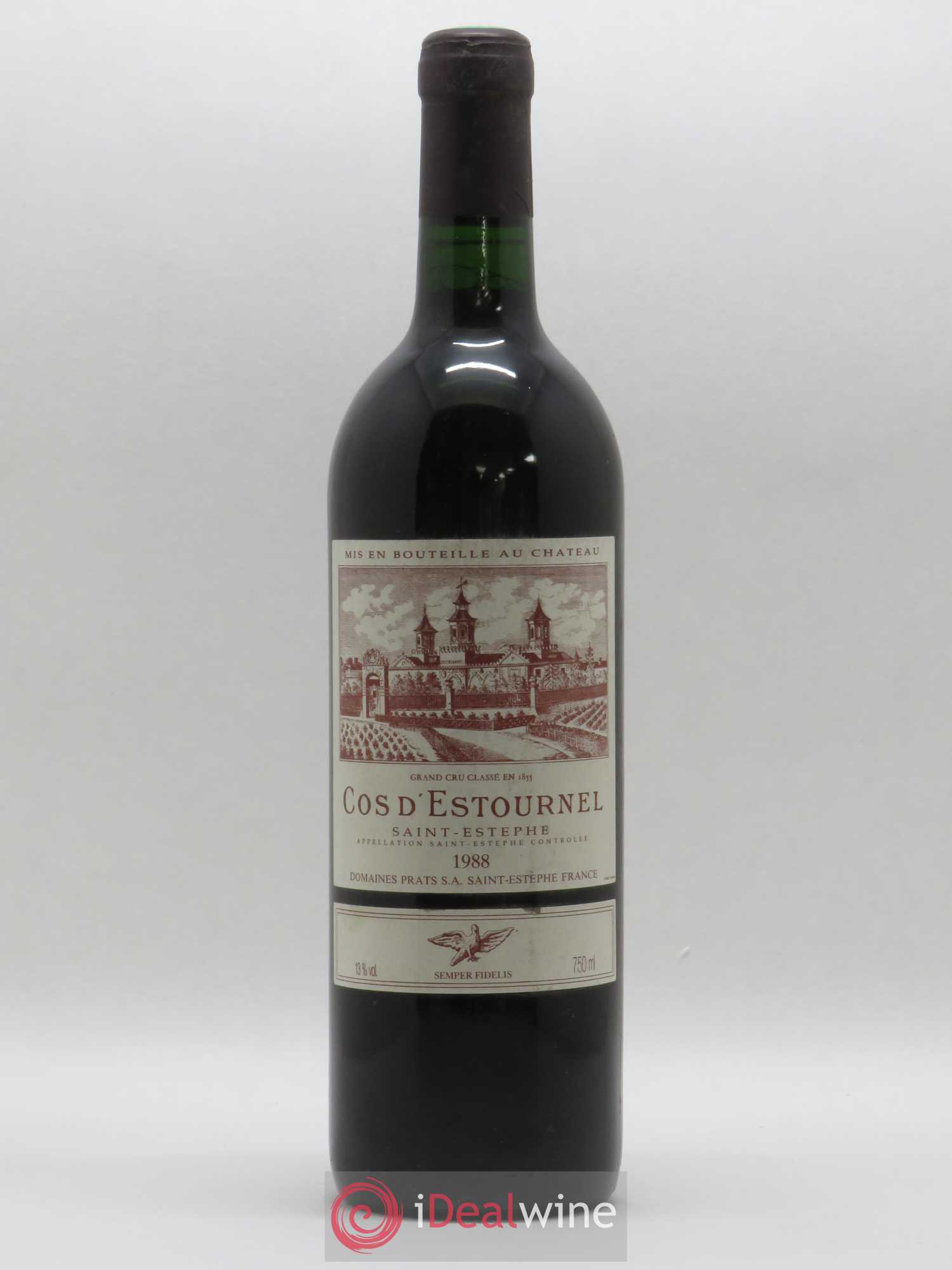 Cos d'Estournel 2ème Grand Cru Classé 1988 - Lot de 1 bouteille - 0