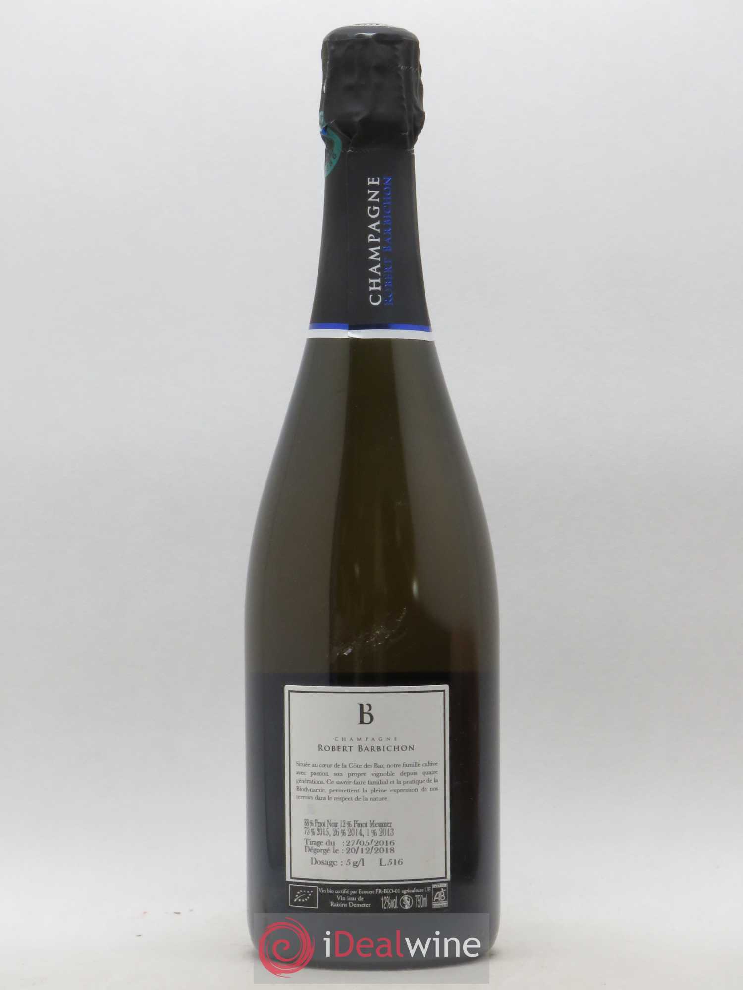 Champagne Robert Barbichon Blanc de Noirs (sans prix de réserve) - Lotto di 1 bottiglia - 1