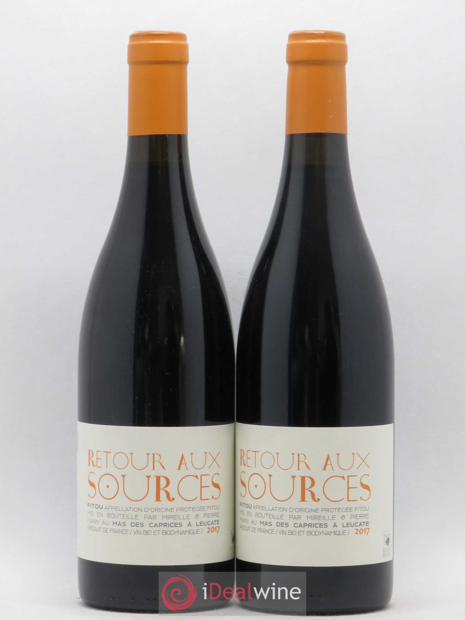 Fitou Retour aux sources Mas des Caprices (sans prix de réserve) 2017 - Lot de 2 bouteilles - 0