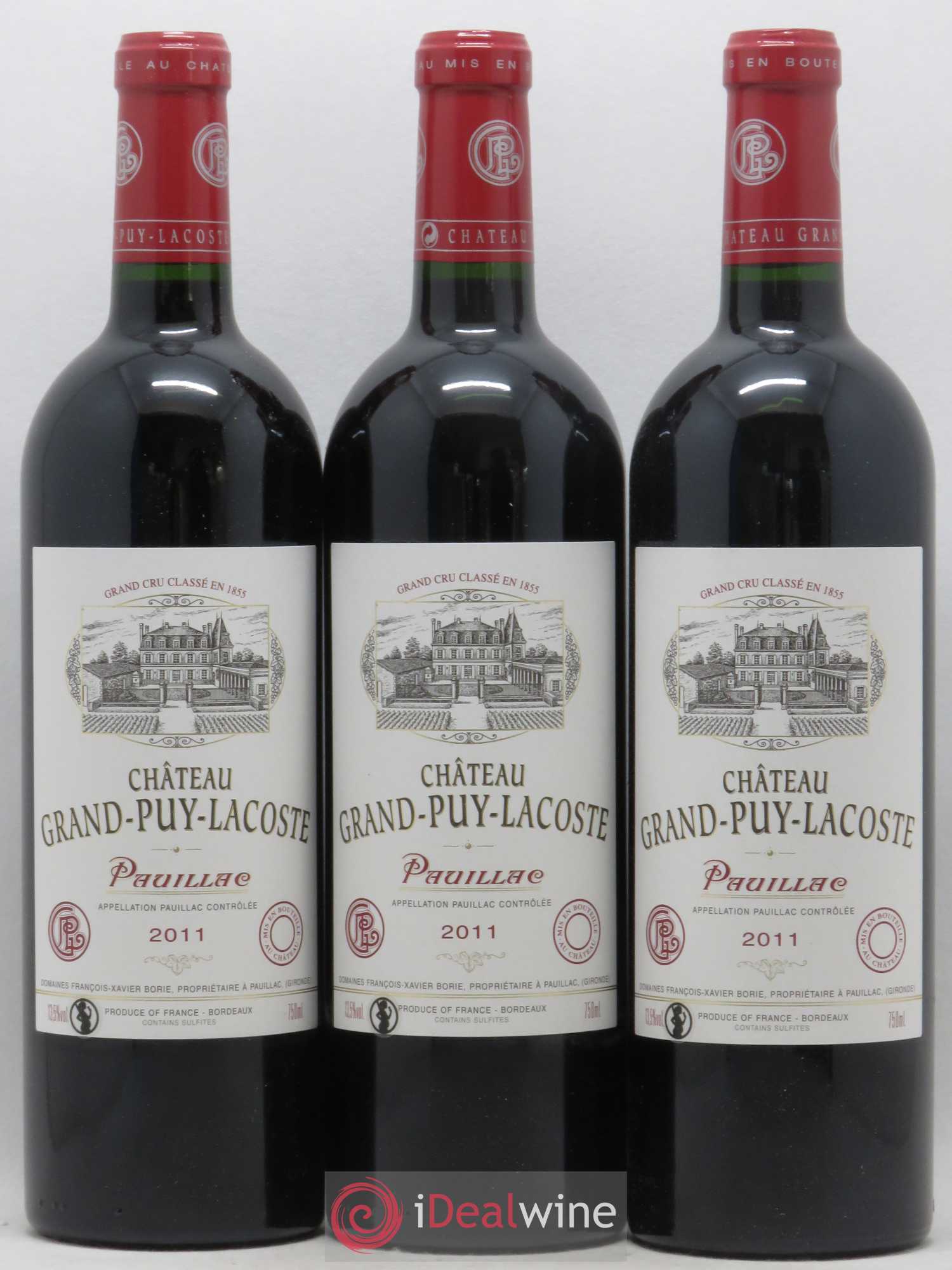 Château Grand Puy Lacoste 5ème Grand Cru Classé (sans prix de réserve) 2011 - Lot de 6 bouteilles - 2