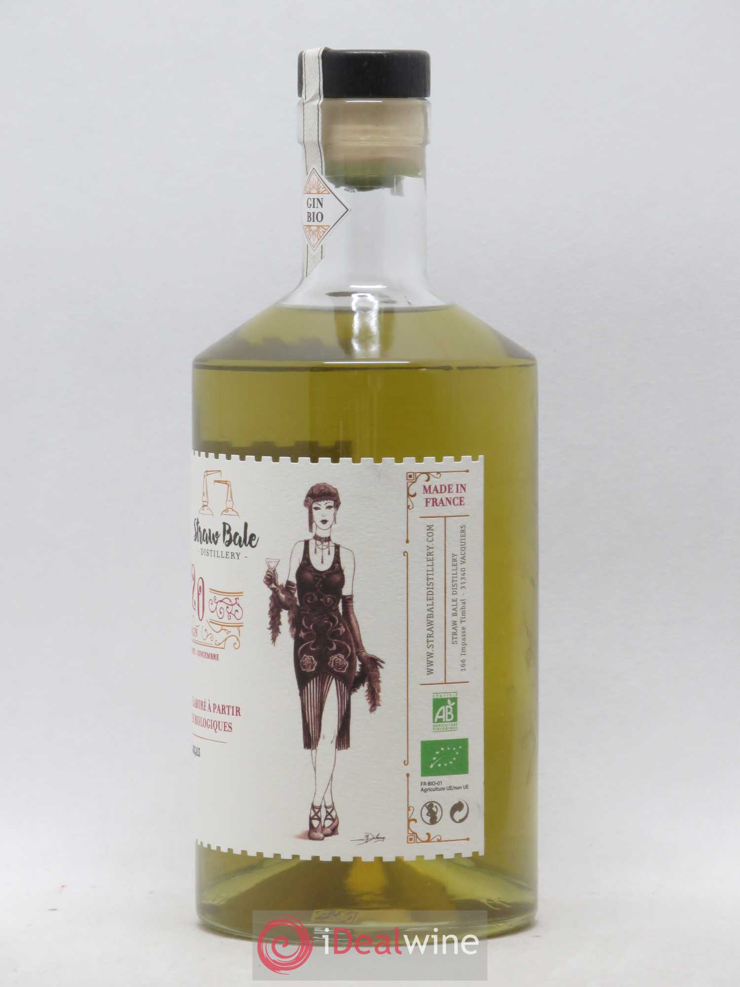 Alcools divers GIN Straw Bale Old Tom Gin 1920 (sans prix de réserve) - Posten von 1 Flasche - 1