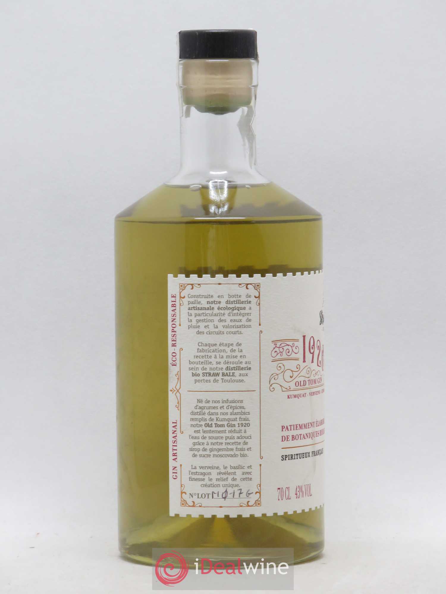 Alcools divers GIN Straw Bale Old Tom Gin 1920 (sans prix de réserve) - Posten von 1 Flasche - 2