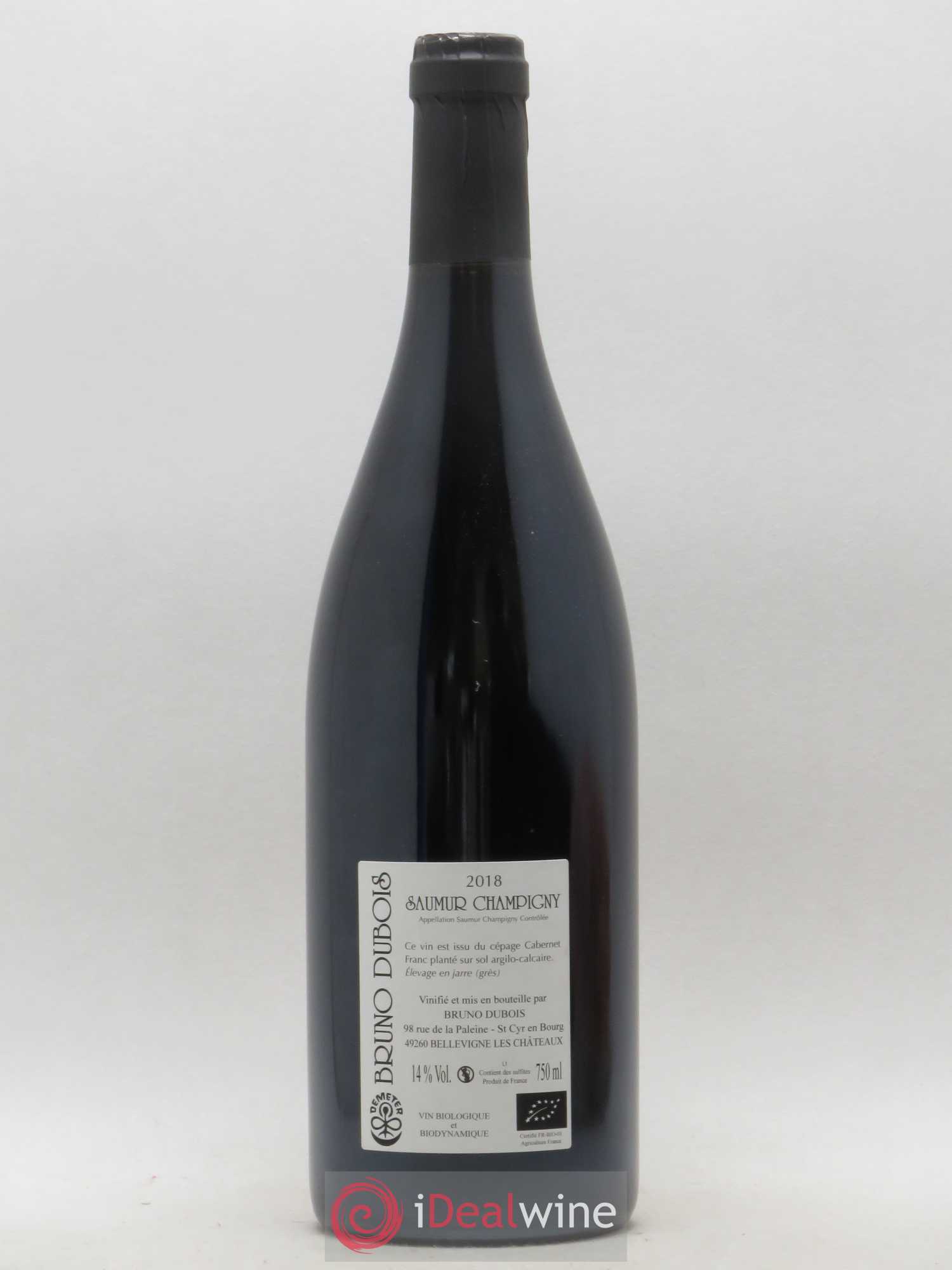 Saumur-Champigny Vue sur Loire Bruno Dubois (sans prix de réserve) 2018 - Lot de 1 bouteille - 1