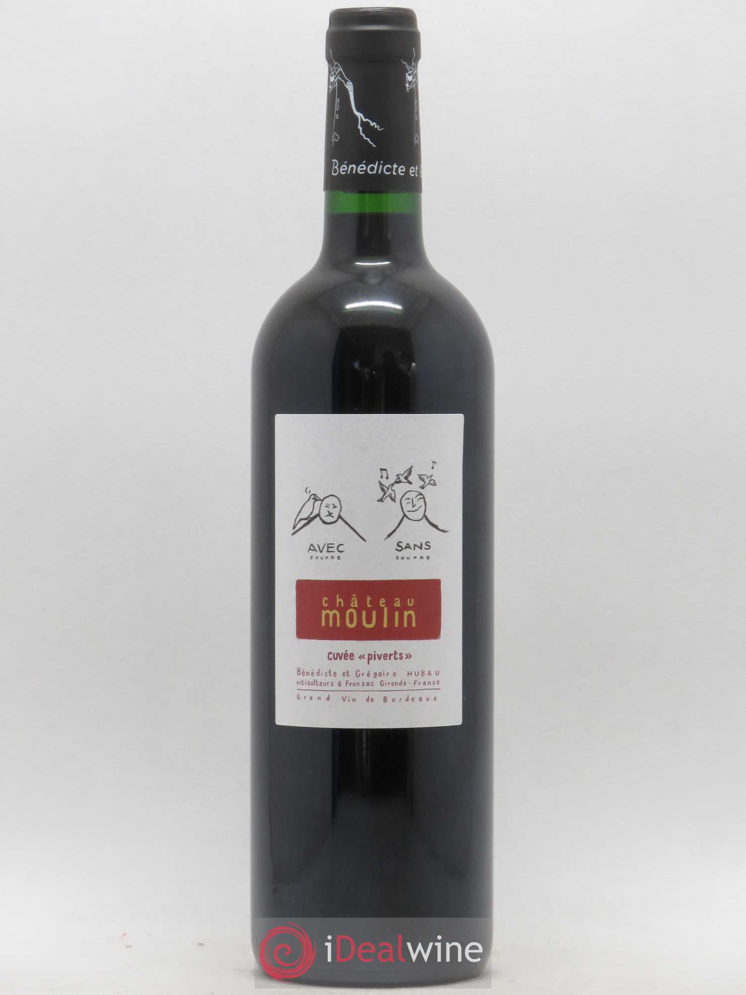 Fronsac Fronsac Piverts Château Moulin (sans prix de réserve) 2017 - Posten von 1 Flasche - 0