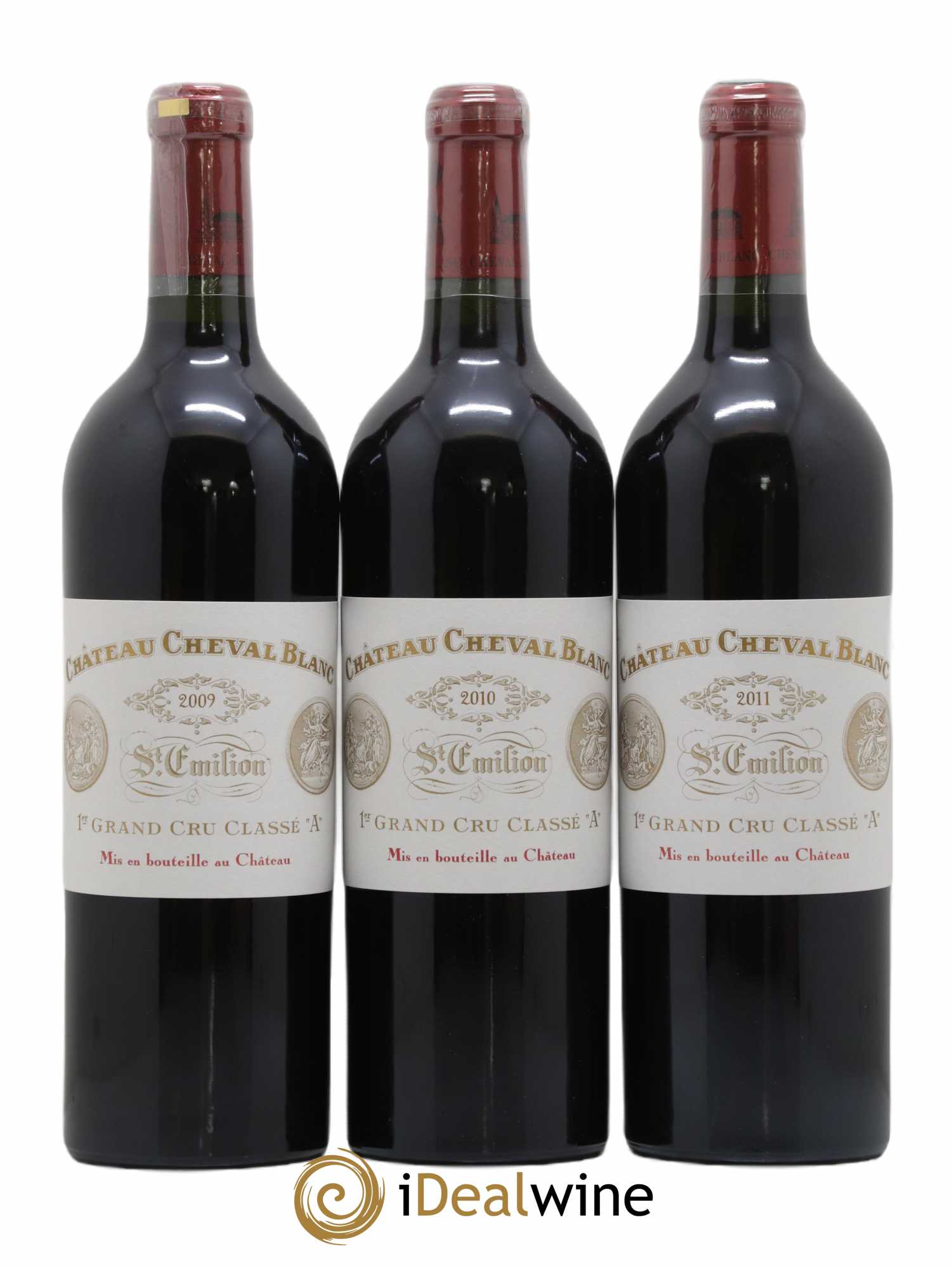 Château Cheval Blanc 1er Grand Cru Classé A - Posten von 3 Flaschen - 0