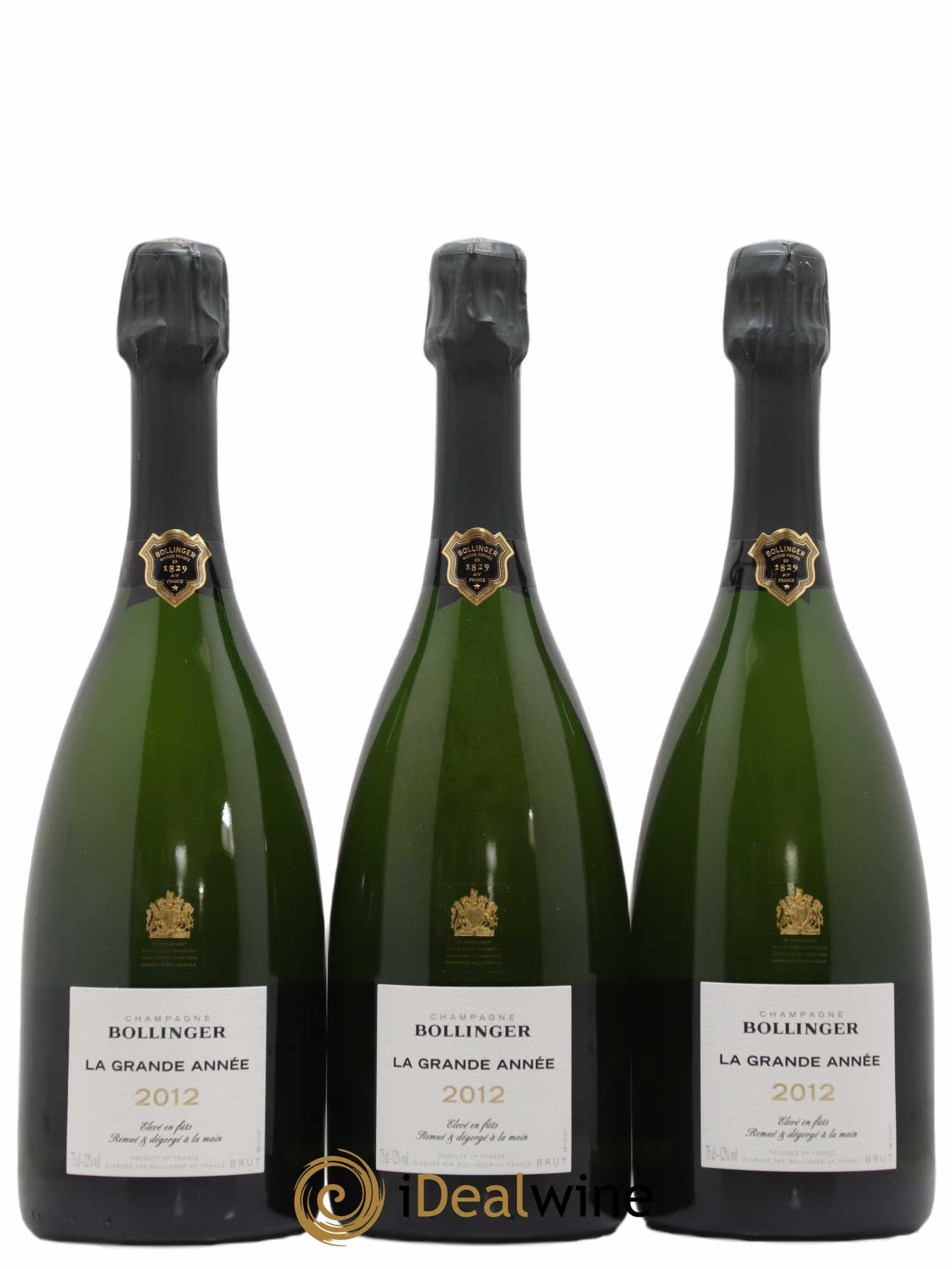 La Grande Année Brut Bollinger (sans prix de réserve) 2012 - Lot de 6 bouteilles - 3
