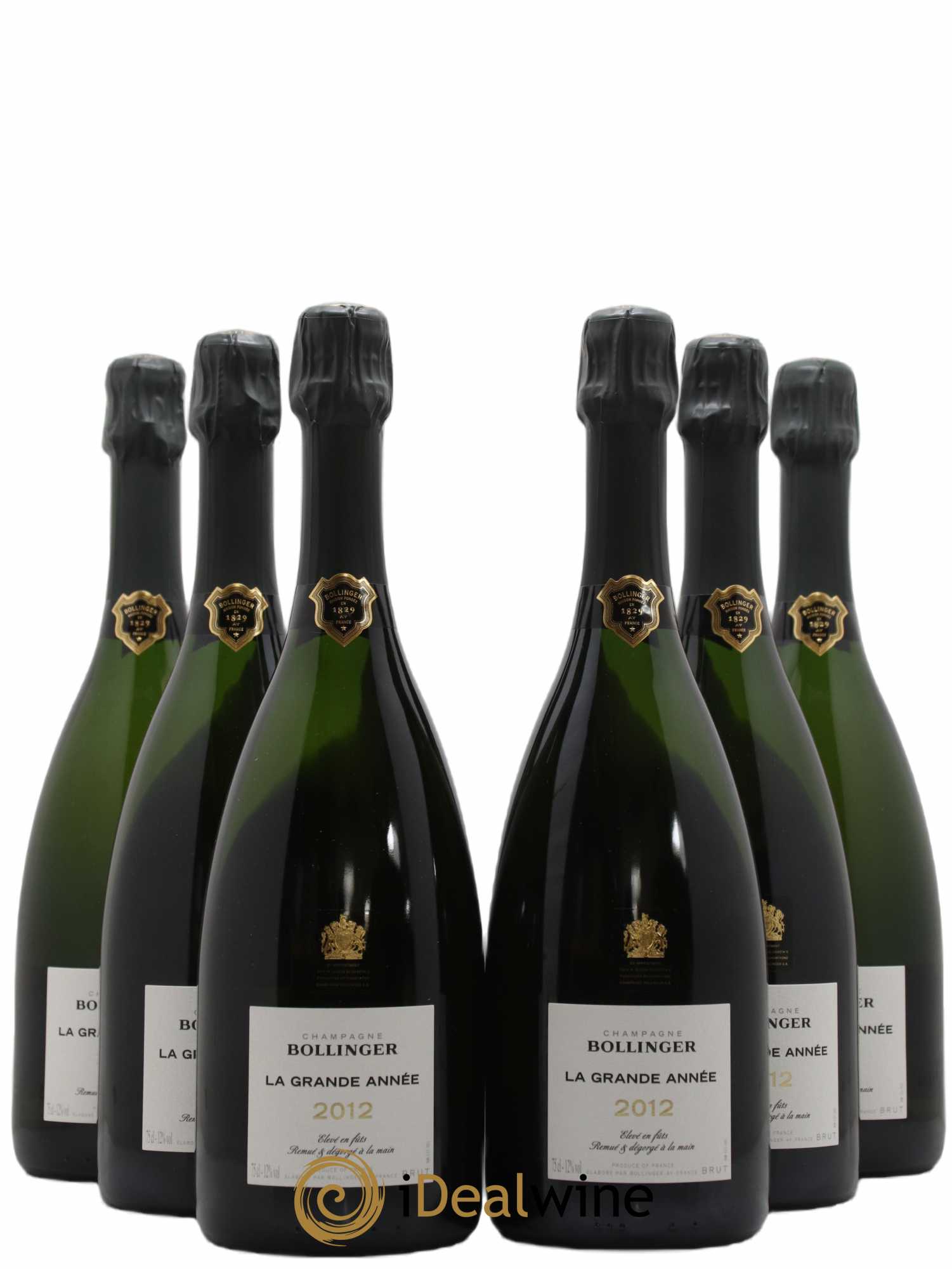 La Grande Année Brut Bollinger (sans prix de réserve) 2012 - Lot de 6 bouteilles - 0
