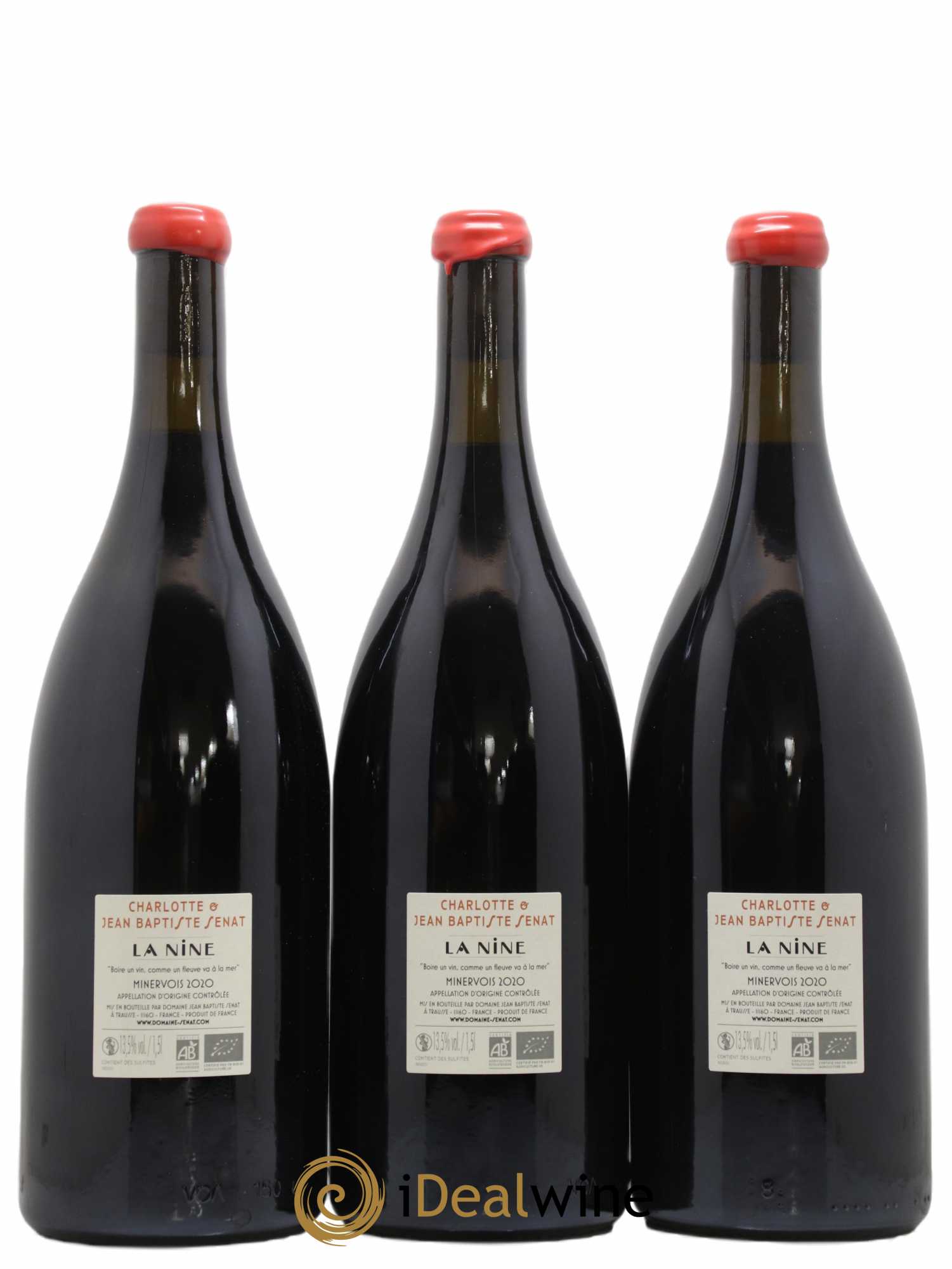 Minervois La Nine Jean-Baptiste Sénat (sans prix de réserve) 2020 - Lot de 3 magnums - 1