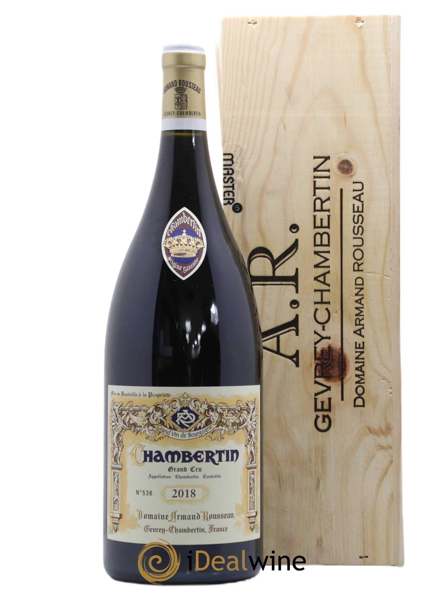 Chambertin Grand Cru Armand Rousseau (Domaine) (sans prix de réserve) 2018 - Lot de 1 magnum - 0