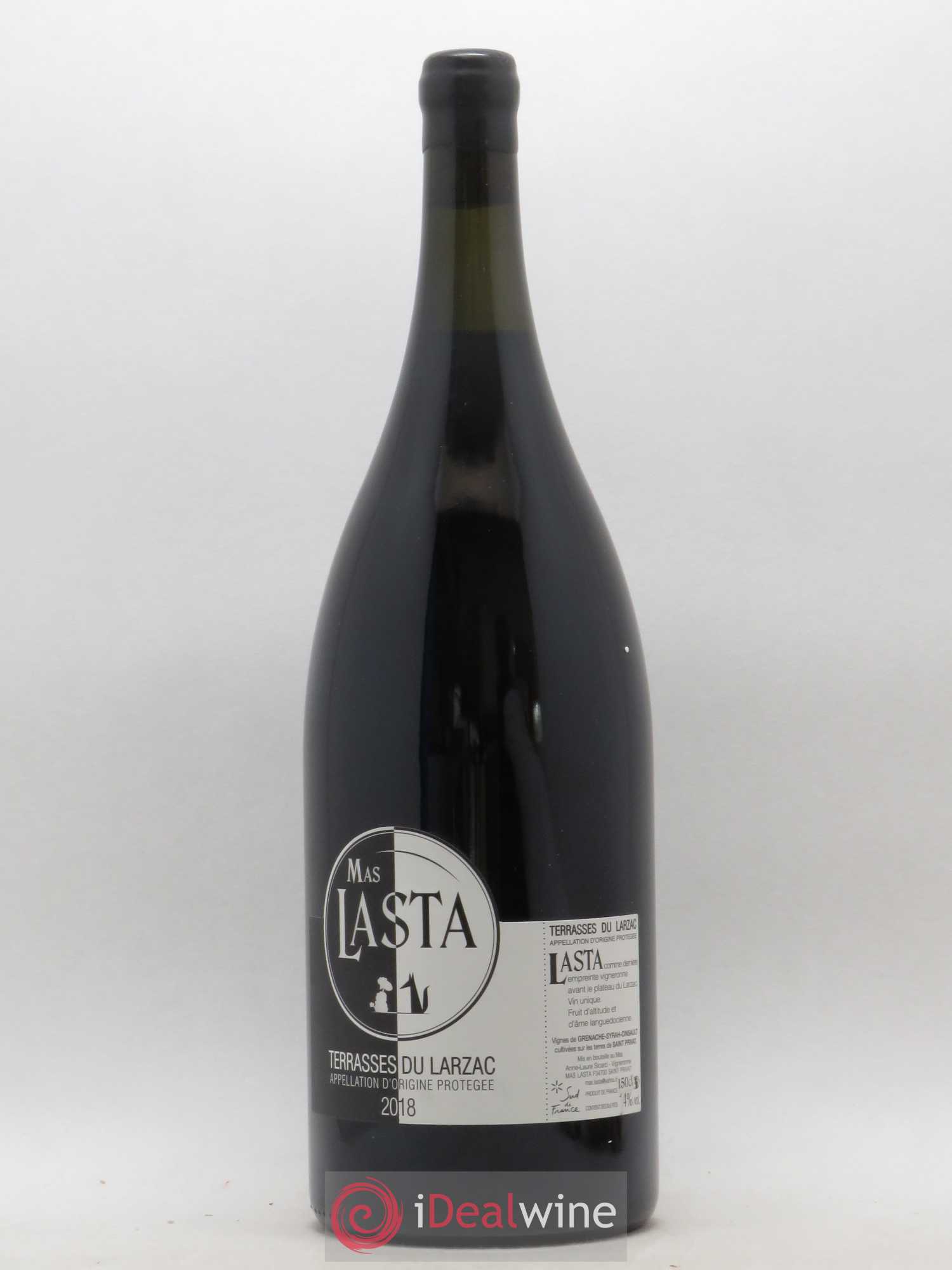 Coteaux du Languedoc Terrasses du Larzac Mas Lasta (sans prix de réserve) 2018 - Posten von 1 Magnum - 0