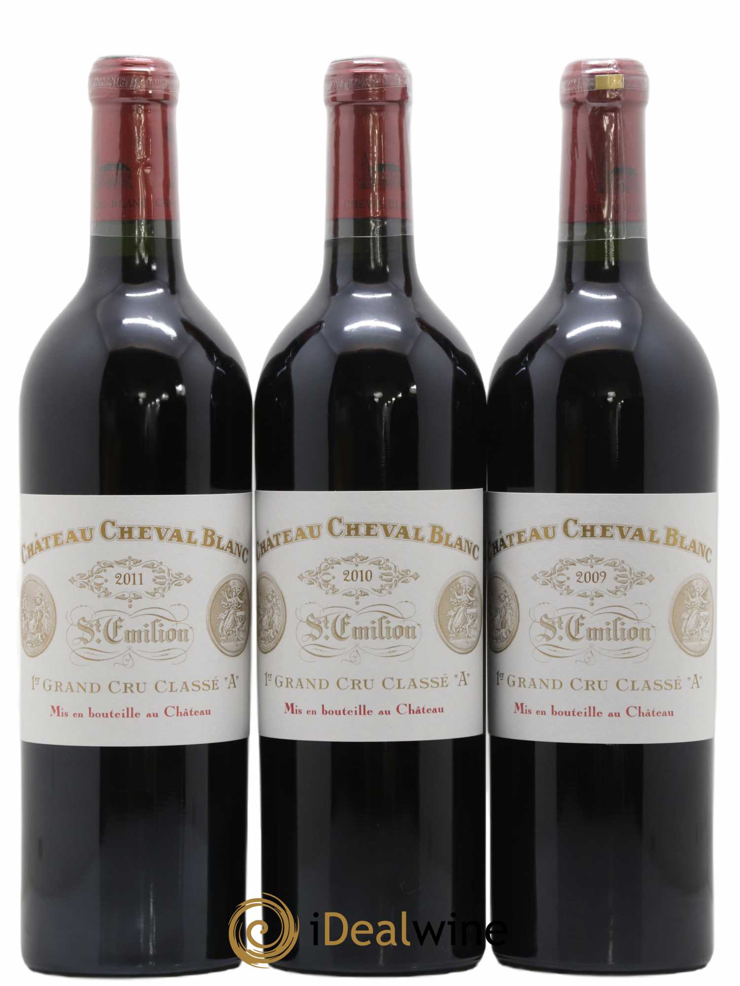 Château Cheval Blanc 1er Grand Cru Classé A - Posten von 3 Flaschen - 0