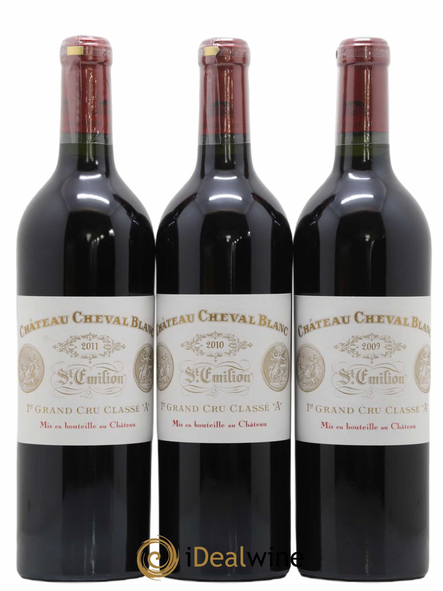Château Cheval Blanc 1er Grand Cru Classé A - Posten von 3 Flaschen - 0