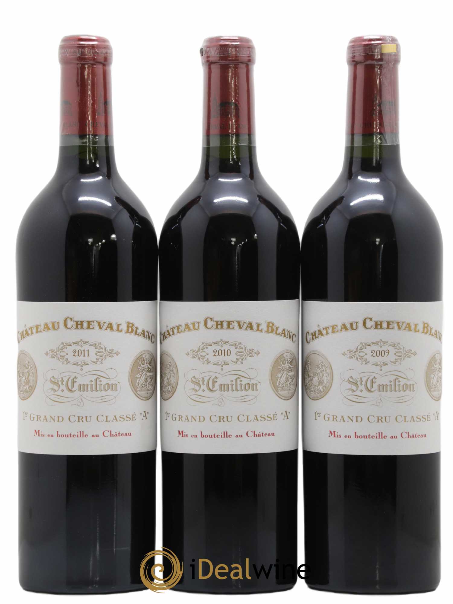 Château Cheval Blanc 1er Grand Cru Classé A - Posten von 3 Flaschen - 0