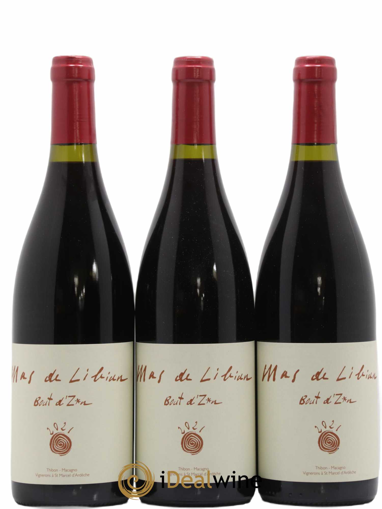Côtes-du-Rhône Bout d'Zan Mas de Libian (sans prix de réserve) 2021 - Lot de 3 bouteilles - 0