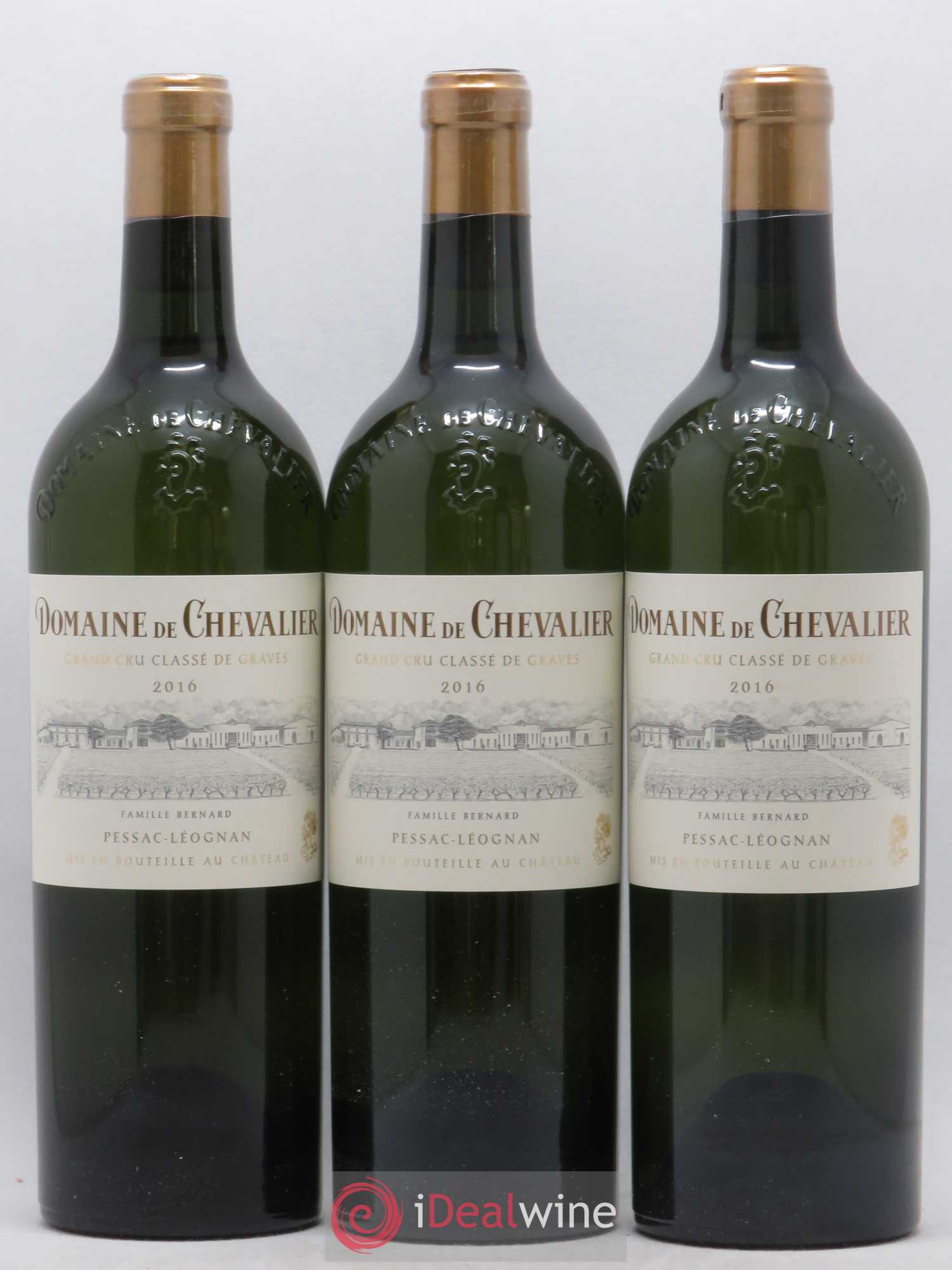 Domaine de Chevalier Cru Classé de Graves (sans prix de réserve) 2016 - Lot de 3 bouteilles - 0