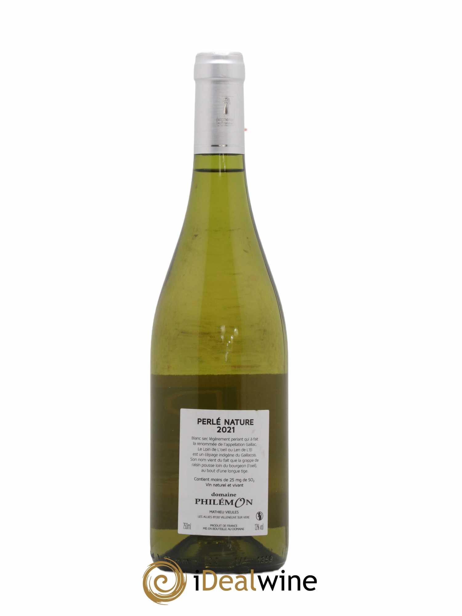 Gaillac Perlé Nature Philémon (no reserve) 2021 - Lot of 1 bottle - 1