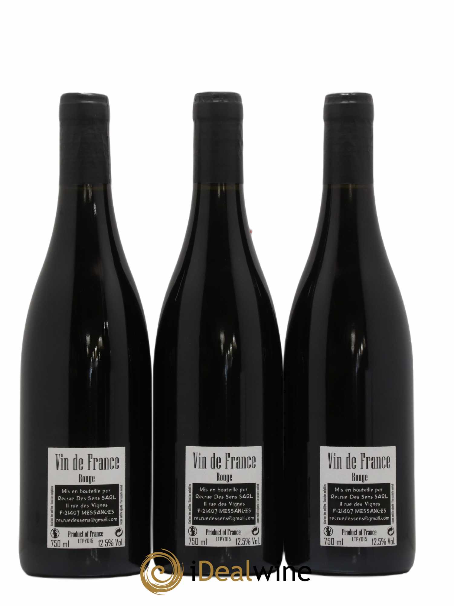 Vin de France Tete de pont Yann Durieux (no reserve) 2015 - Lot of 3 bottles - 1
