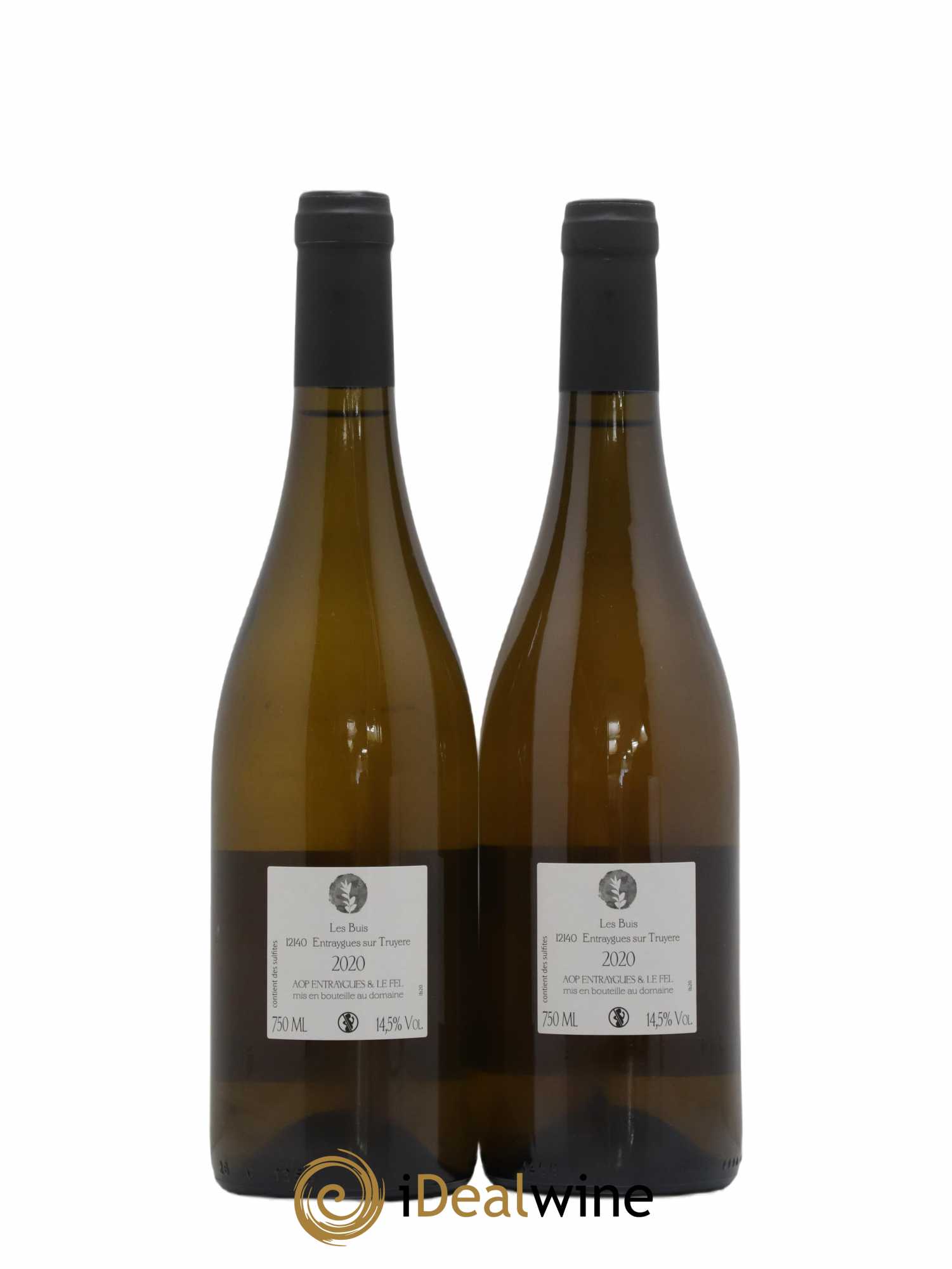 Divers AOP Entraygues et Le Fel Les brumes Pauline Broca Domaine les Buis (no reserve) 2020 - Lot of 2 bottles - 1