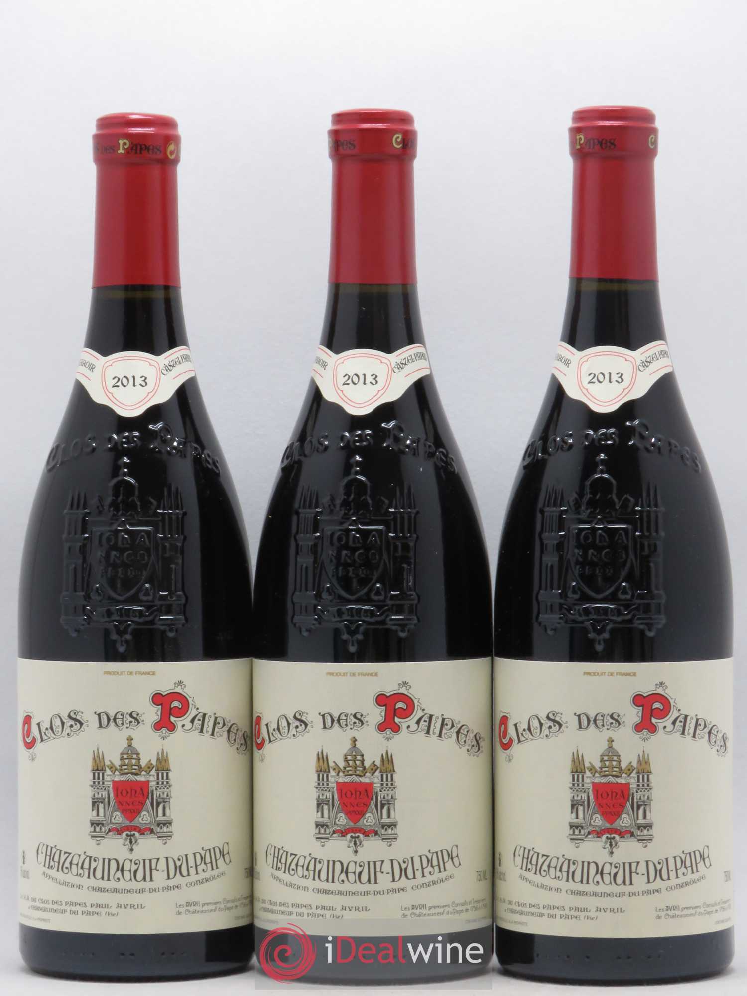 Châteauneuf-du-Pape Clos des Papes - Paul Avril (sans prix de réserve) 2013 - Lot de 12 bouteilles - 3