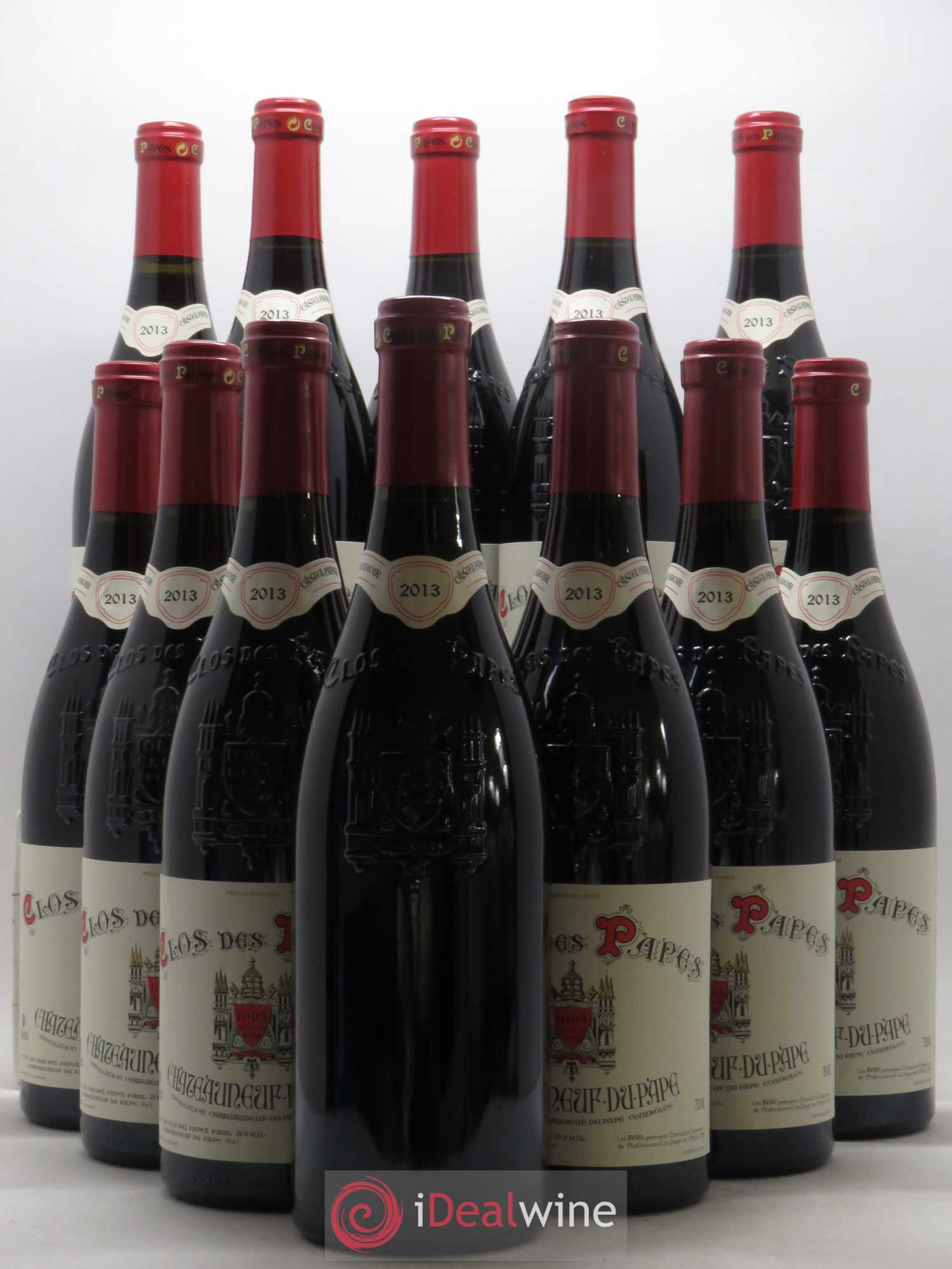 Châteauneuf-du-Pape Clos des Papes - Paul Avril (sans prix de réserve) 2013 - Lot de 12 bouteilles - 0