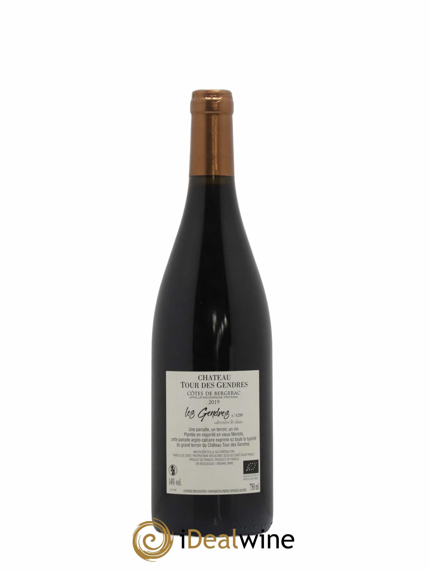 Côtes de Bergerac Les gendres Chateau la tour des gendres (sans prix de réserve) 2019 - Lot de 1 bouteille - 1