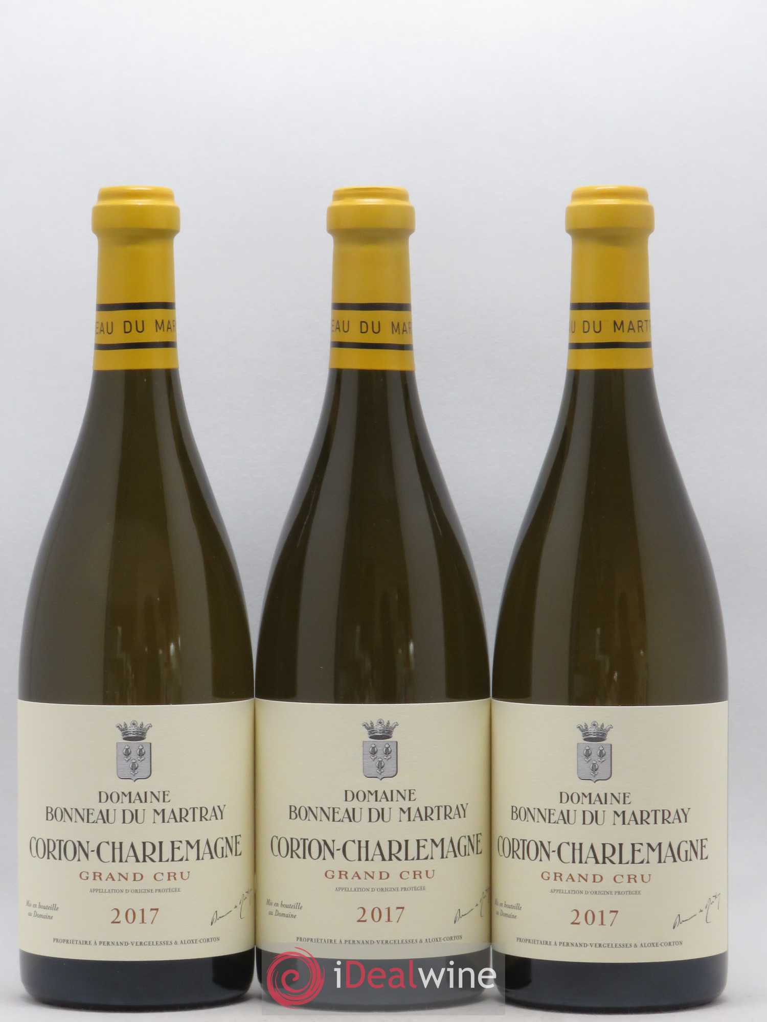 Corton-Charlemagne Grand Cru Bonneau du Martray (Domaine) (sans prix de réserve) 2017 - Lot de 3 bouteilles - 0