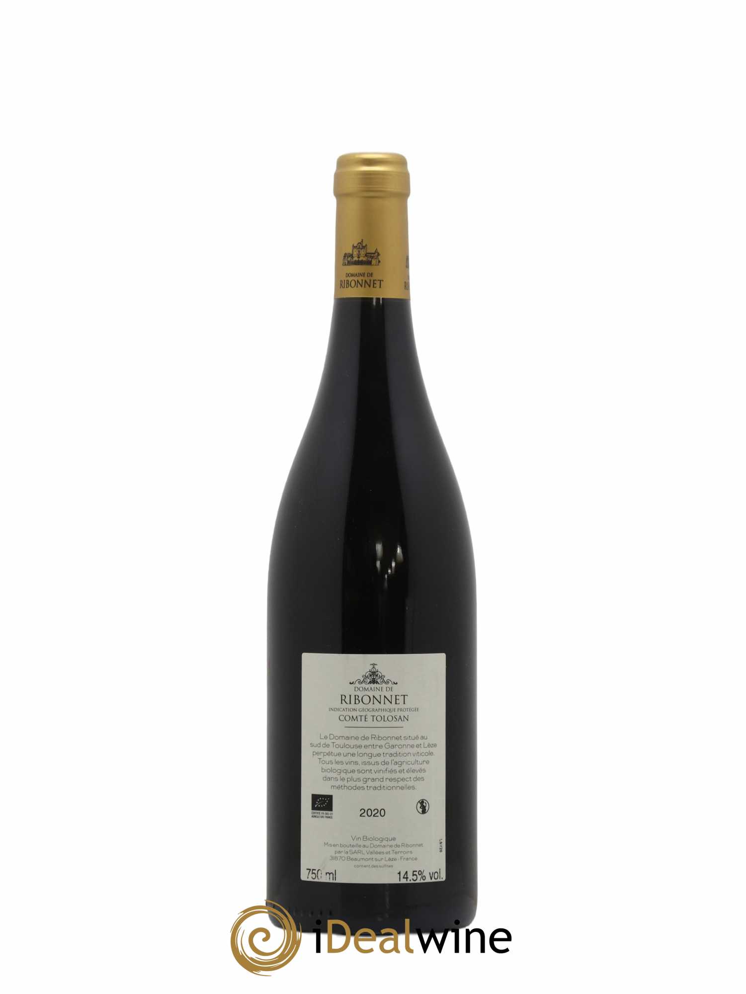 Sud-Ouest Comté tolosan Syrah Ribonet (sans prix de réserve) 2020 - Lot de 1 bouteille - 1