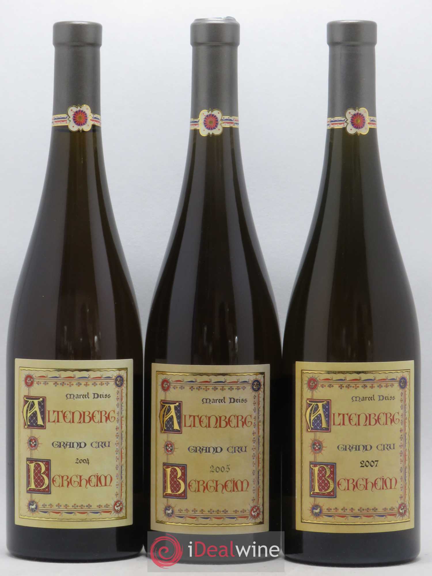 Alsace Grand Cru Altenberg de Bergheim Marcel Deiss (Domaine) Assortiment panaché avec les millésimes 2004 - 2005 - 2007 - 2009 - 2010 - 2011 (sans prix de réserve) - Lot de 6 bouteilles - 1