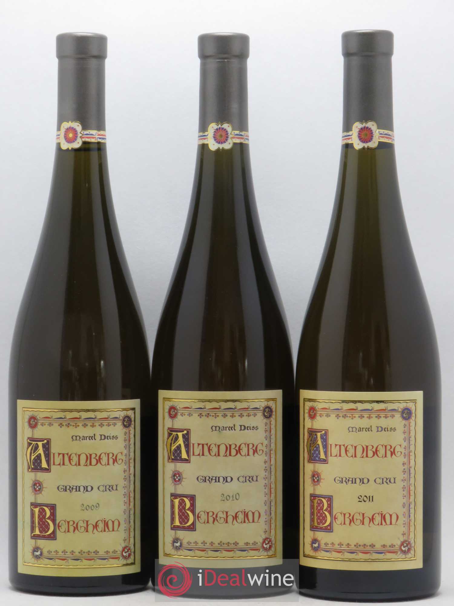 Alsace Grand Cru Altenberg de Bergheim Marcel Deiss (Domaine) Assortiment panaché avec les millésimes 2004 - 2005 - 2007 - 2009 - 2010 - 2011 (sans prix de réserve) - Lot de 6 bouteilles - 3
